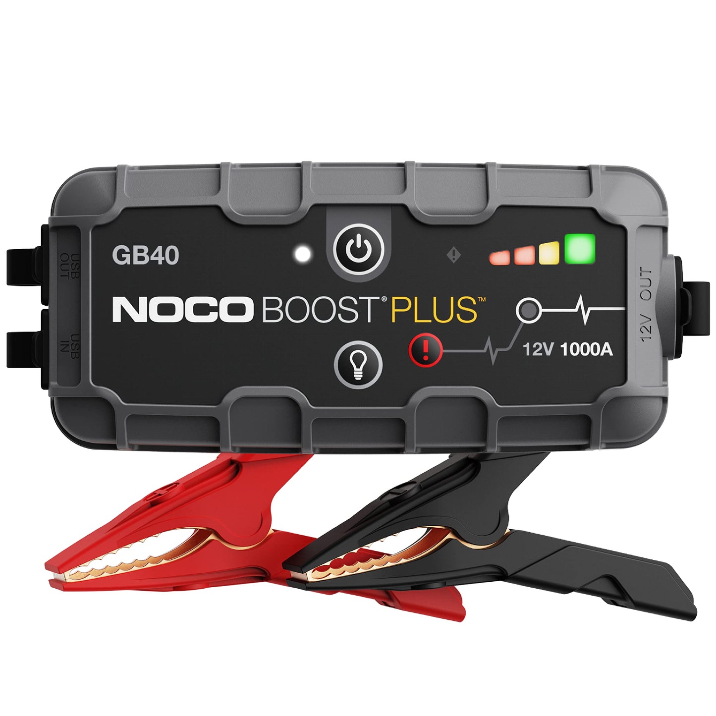 1000 Amp UltraSafe Jump Starter Lifesaver With Power Bank And Cables For 6L Gas And 3L Diesel Engines Portable 12V Lithium Booster NOCO Boost GB40 With Spark Proof And Reverse Polarity Protection