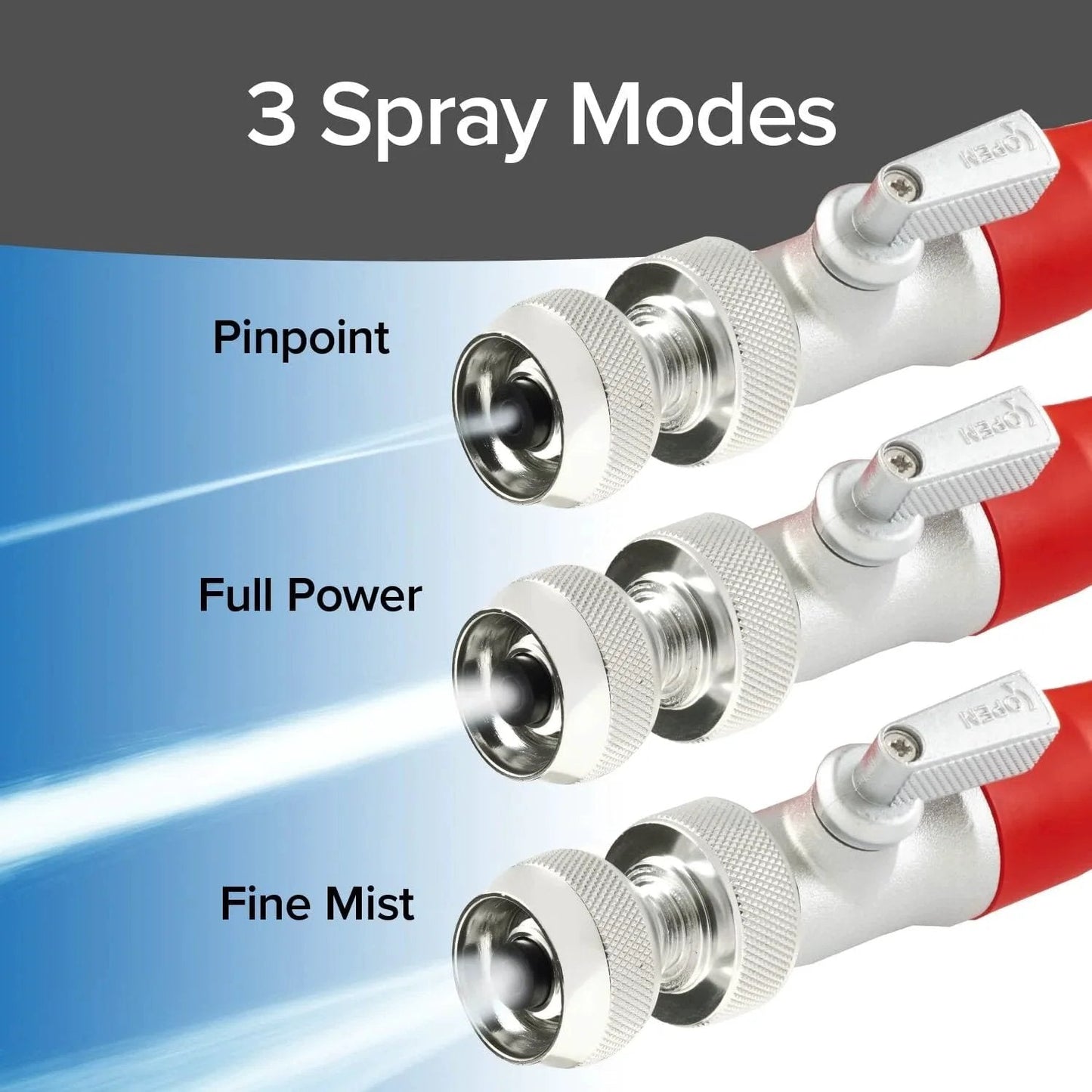 Expandable 50 Ft Garden Hose With Turbo Shot Nozzle For Quick Water Flow From Pocket Hose Silver Bullet Two Point Zero different spray modes