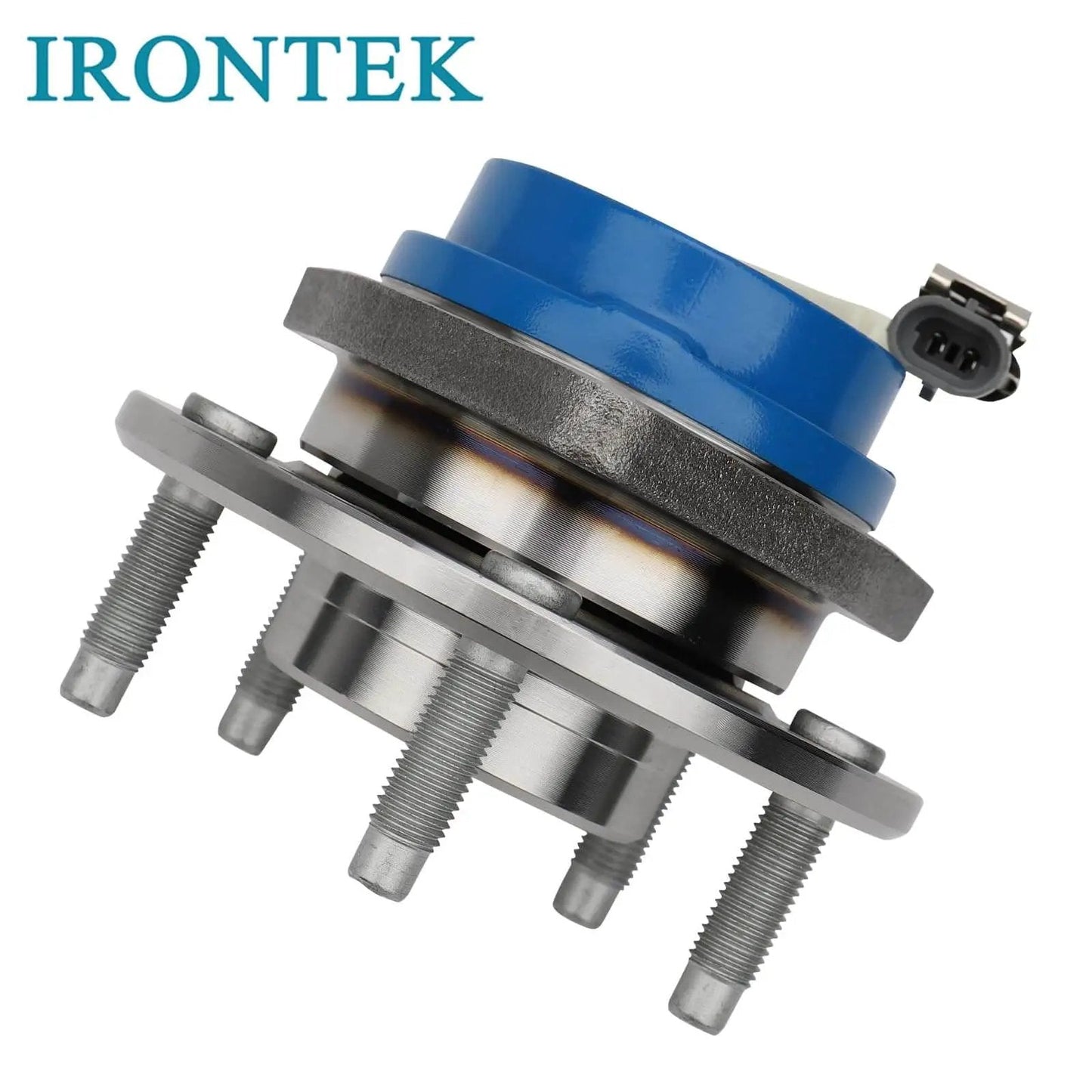 Close-up of Front Wheel Hub And Bearing Assembly 2 Pack 513087 With ABS 5 Lug Compatible With Buick Century Park Avenue.