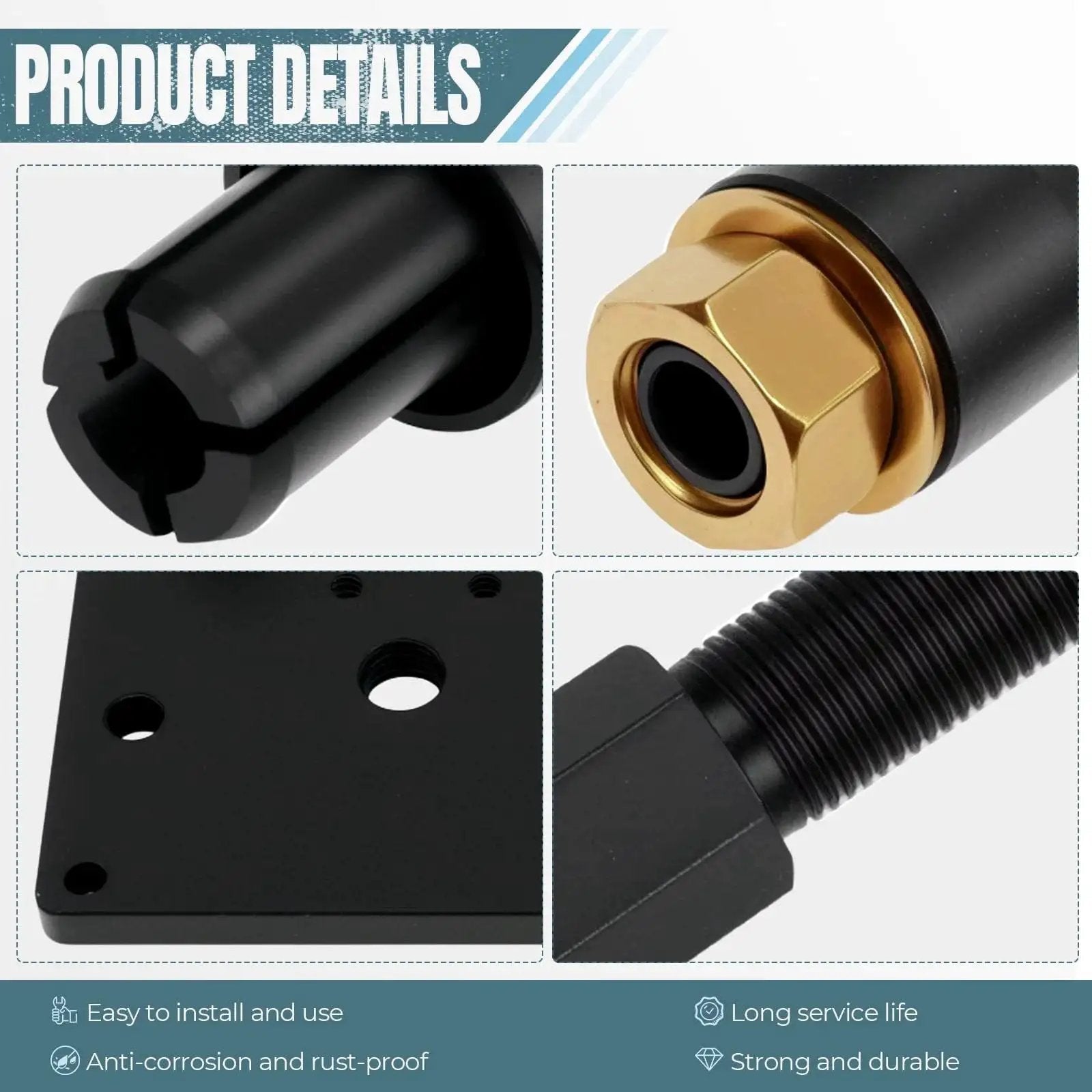 Inner Cam Bearing Installer Tool For Harley Davidson Twin Cam And Dyna Engines TC 88 96 103 110 From 1999 To 2017 close-up details