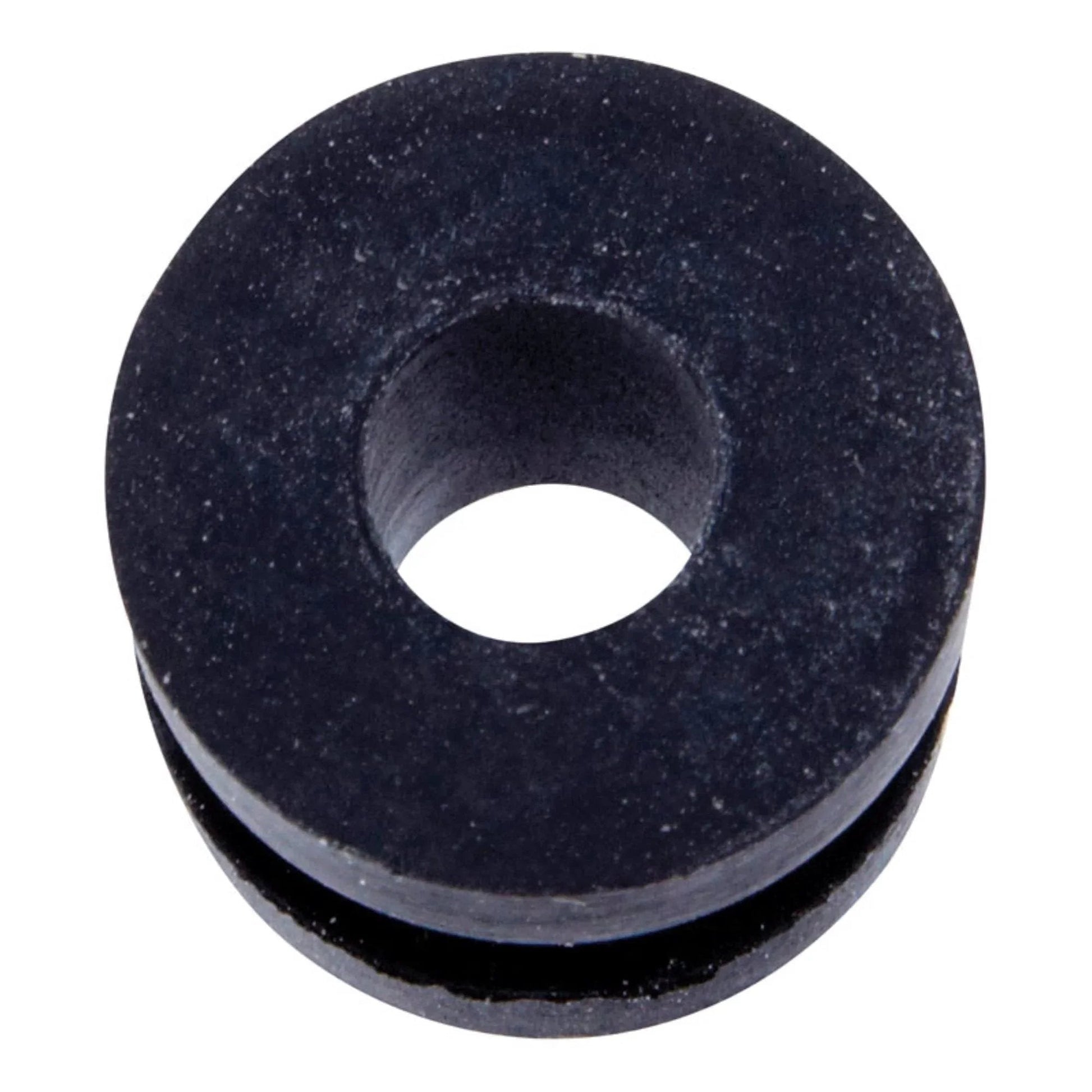 Top view of Specialty Hardware Rubber Grommet For Electrical Use Outer Diameter Seventeen Thirty Second Inch Inner Diameter Seven Thirty Second Inch