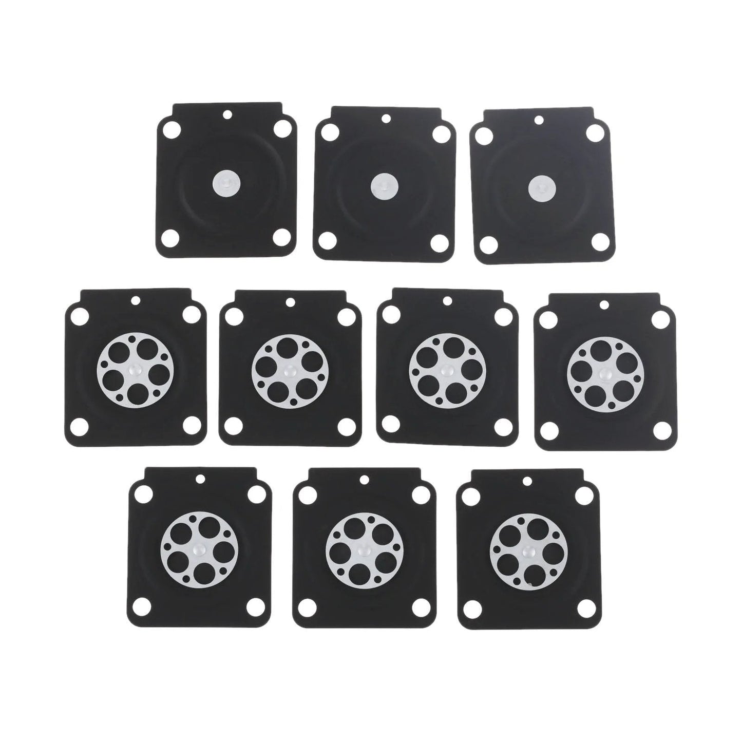 Metering Diaphragm Replacement Kit For Zama A015053 Small Engine Carburetors Includes Ten Diaphragms For STIHL Trimmers FS38 FS75 FS85 BG55 SP81 And C1Q Series Engines With C1Q S69A S70 S71 S73 S79 S93 S95 S97 S68
