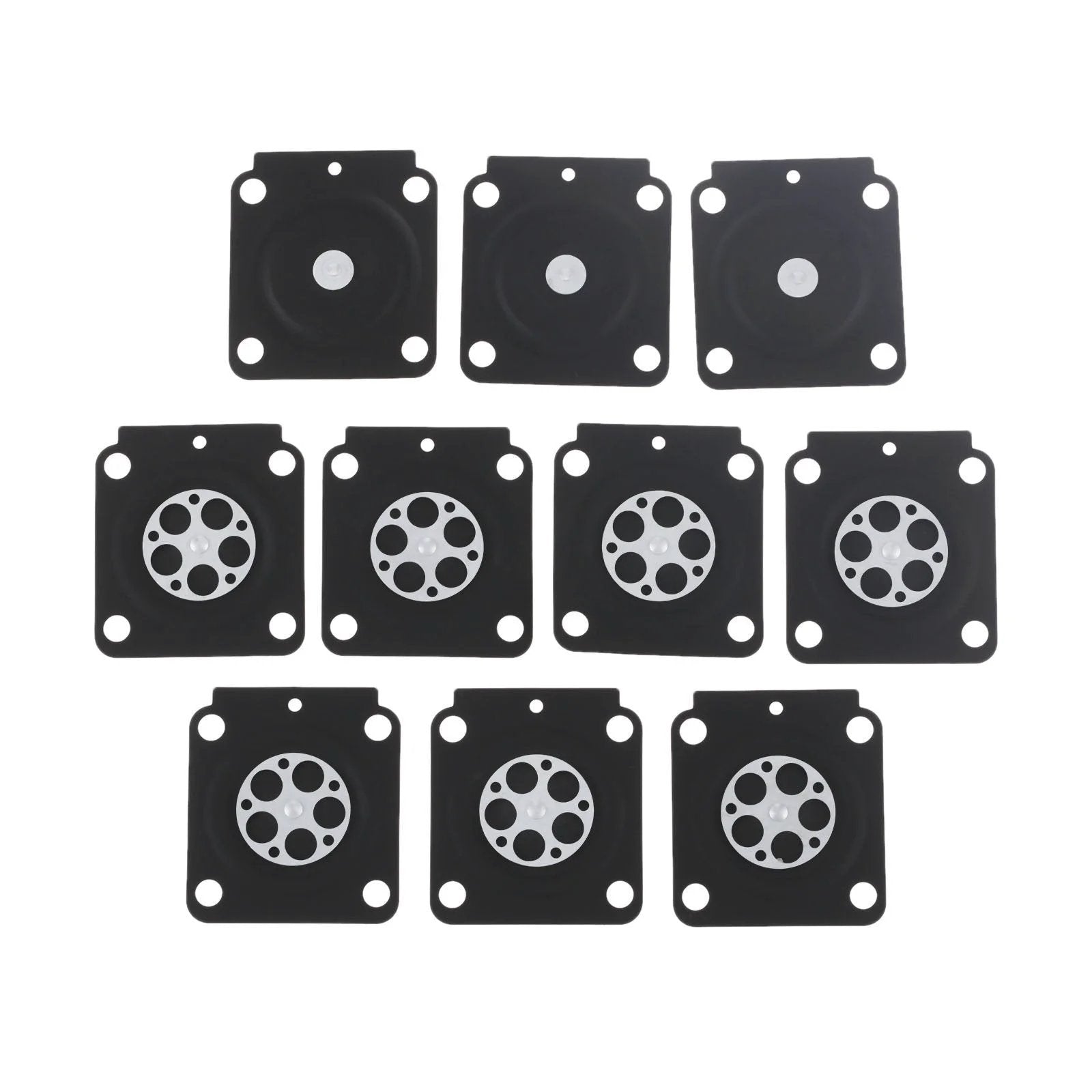 Metering Diaphragm Replacement Kit For Zama A015053 Small Engine Carburetors Includes Ten Diaphragms For STIHL Trimmers FS38 FS75 FS85 BG55 SP81 And C1Q Series Engines With C1Q S69A S70 S71 S73 S79 S93 S95 S97 S68