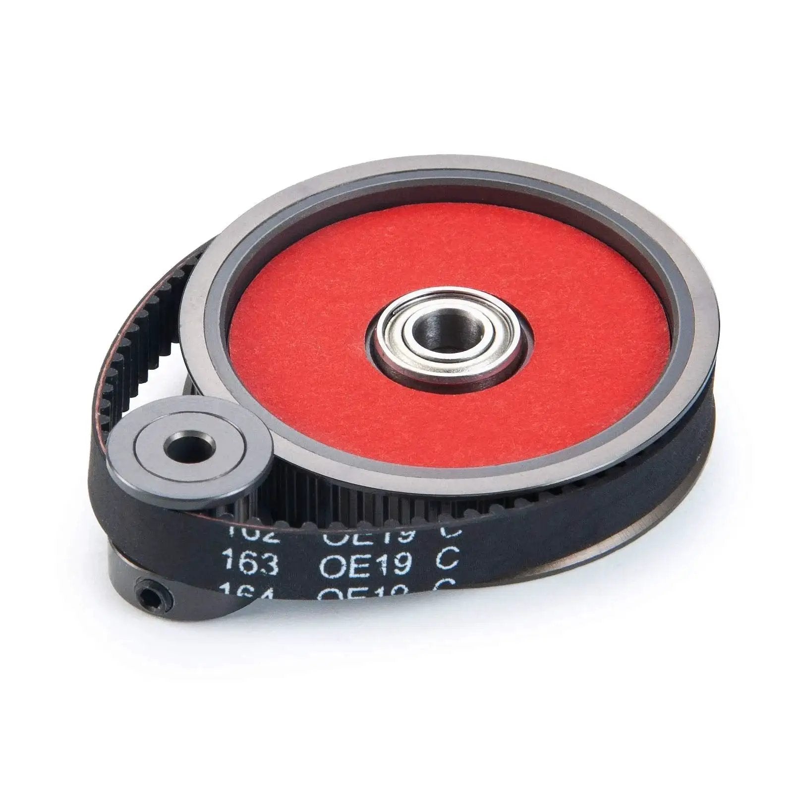 Smooth Belt Drive RC Car Transmission Gear System, Quiet, Durable Upgrade For Axial SCX10 90046, 3.17mm Motor Gear, Metal Construction