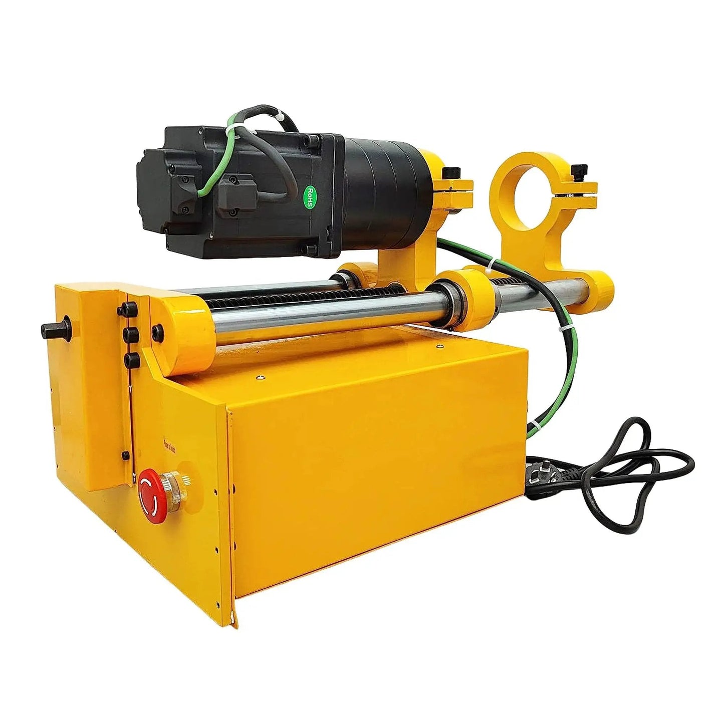INTSUPERMAI Portable Line Boring Machine 110V Hole Drilling Connecting Rod Boring Machine XDT50 in yellow housing
