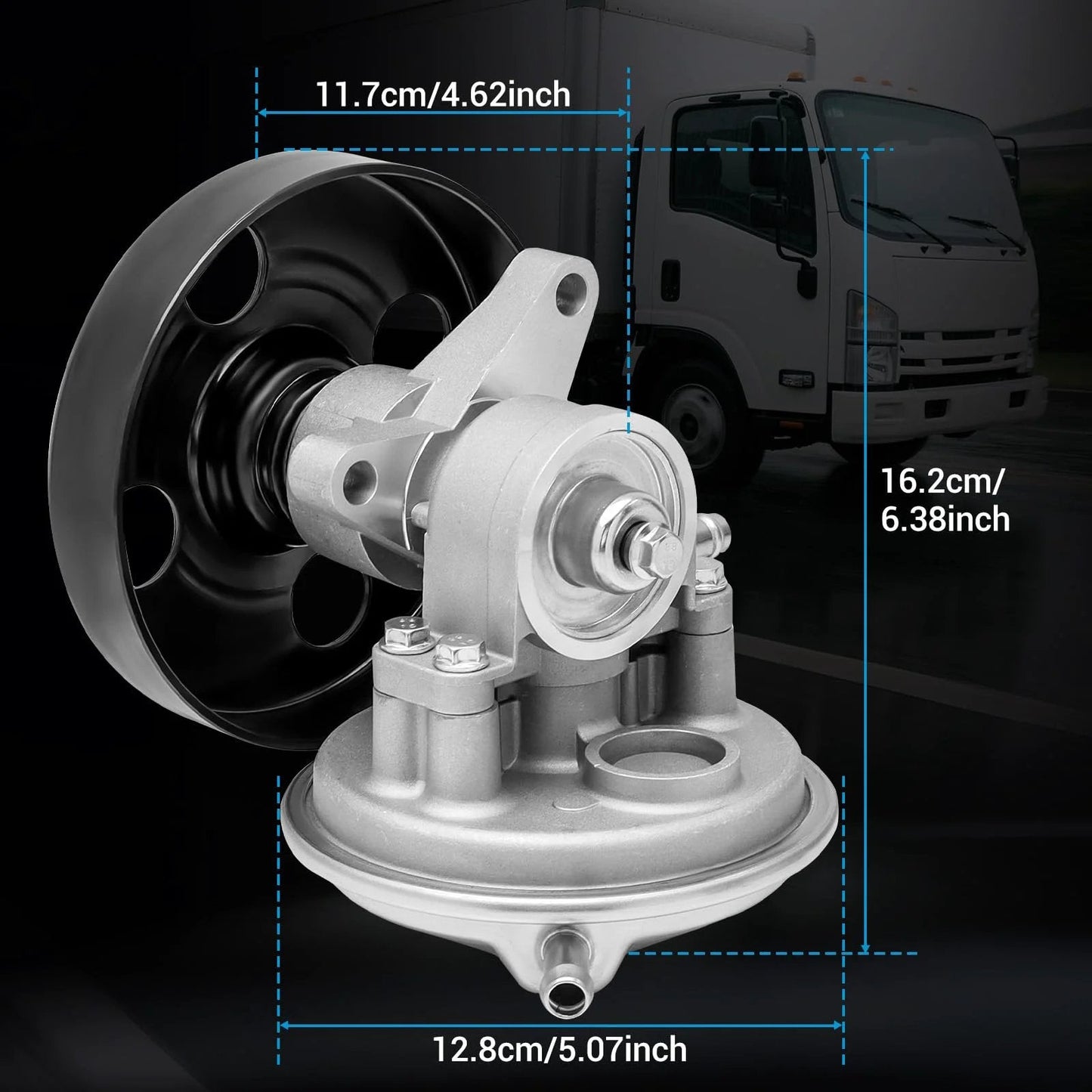 Vacuum Pump With Pulley For Isuzu NPR 1995 2020 And NPR HD V8 3L To 6L Drop In Replacement For OEM 97241035 8972410351