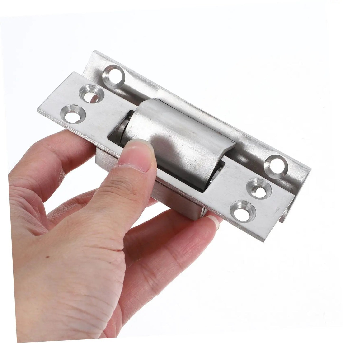 Close-up of heavy-duty metal Sturdy Invisible Hinge For Secret Door And Hidden Cabinet Heavy Duty Metal Barn Door Hinge For Residential And Commercial Use