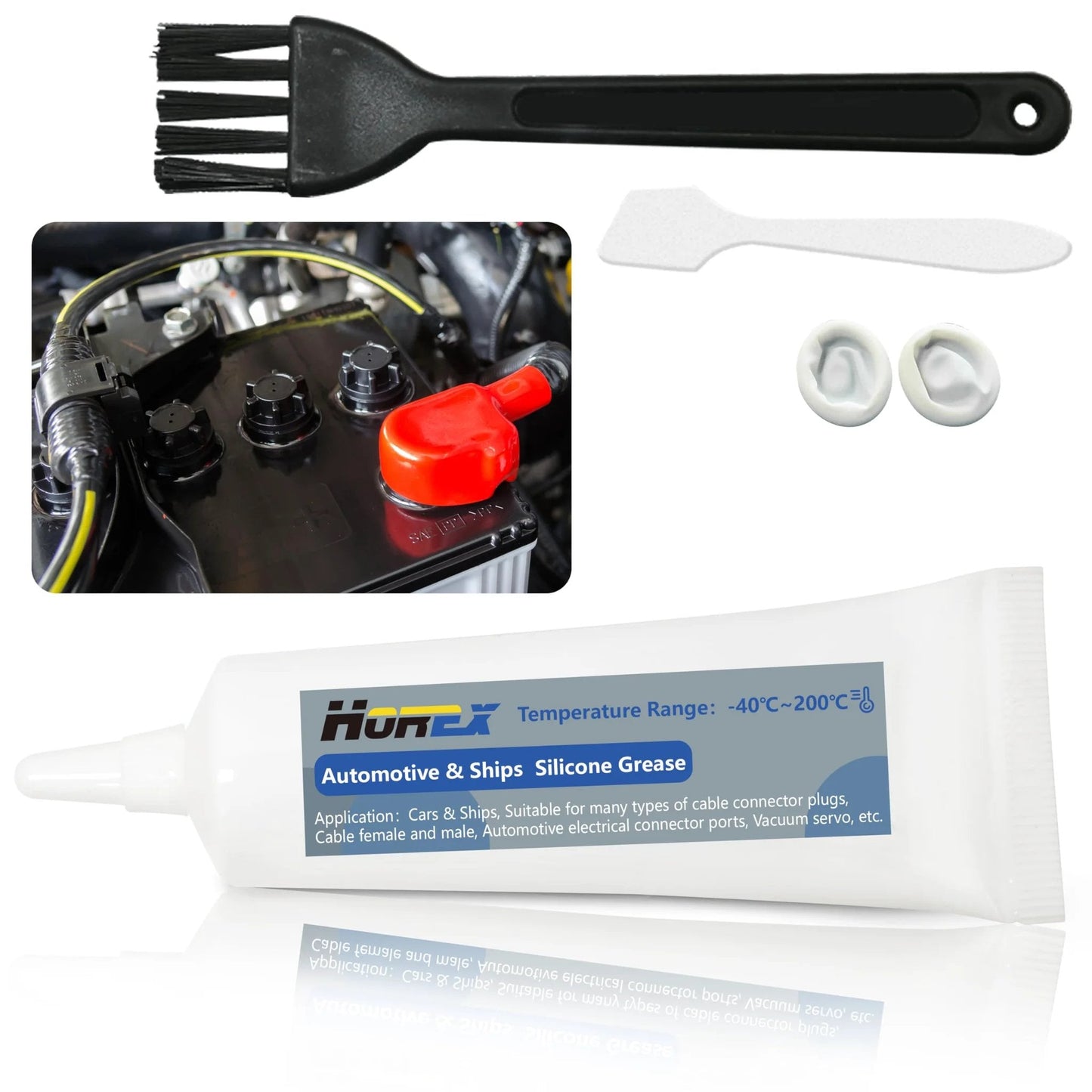 Premium Dielectric Grease For Electrical Connections And Spark Plugs 20g Tube Waterproof Silicone Lubricant and accessories