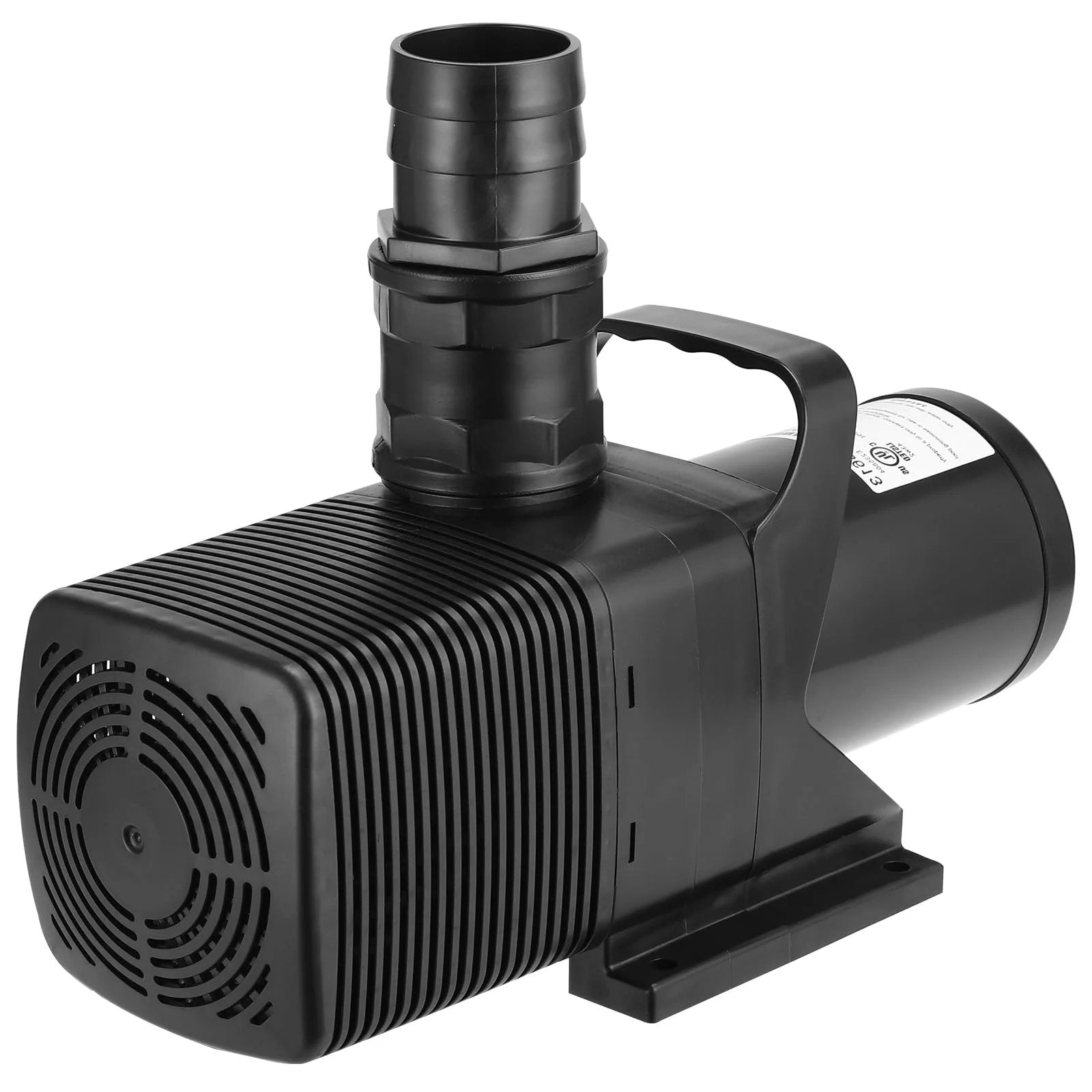 Ultra Quiet Submersible Water Pump For Ponds And More, 3567 GPH, 130W, 14.8 Ft Lift, IP68 Waterproof, Overload Protection