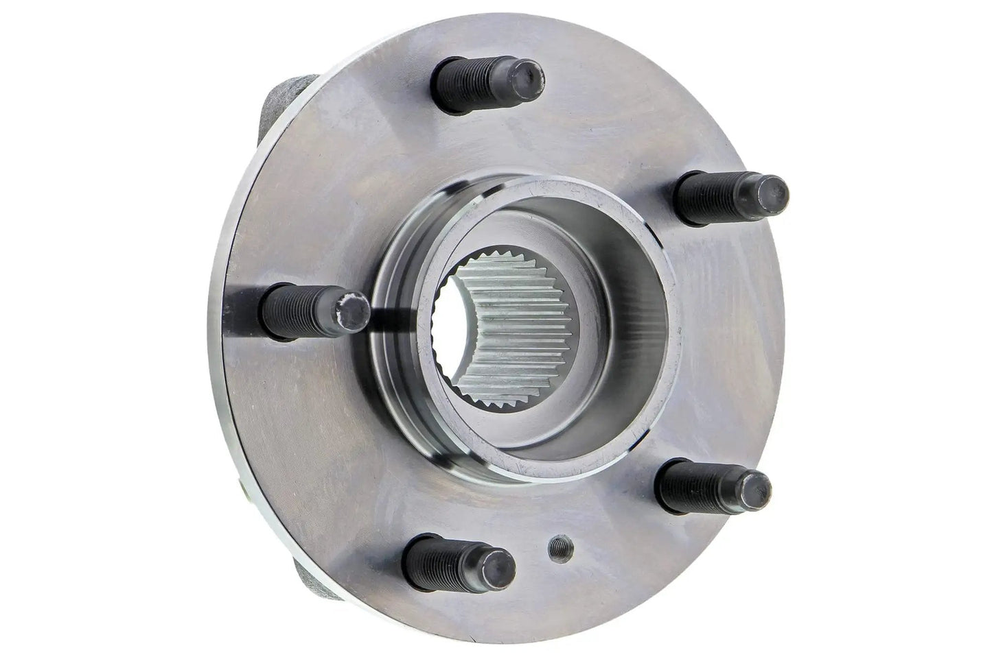 Single front wheel hub and bearing assembly with ABS sensor, sealed ball bearing, pre-greased OE-style for cars and light trucks