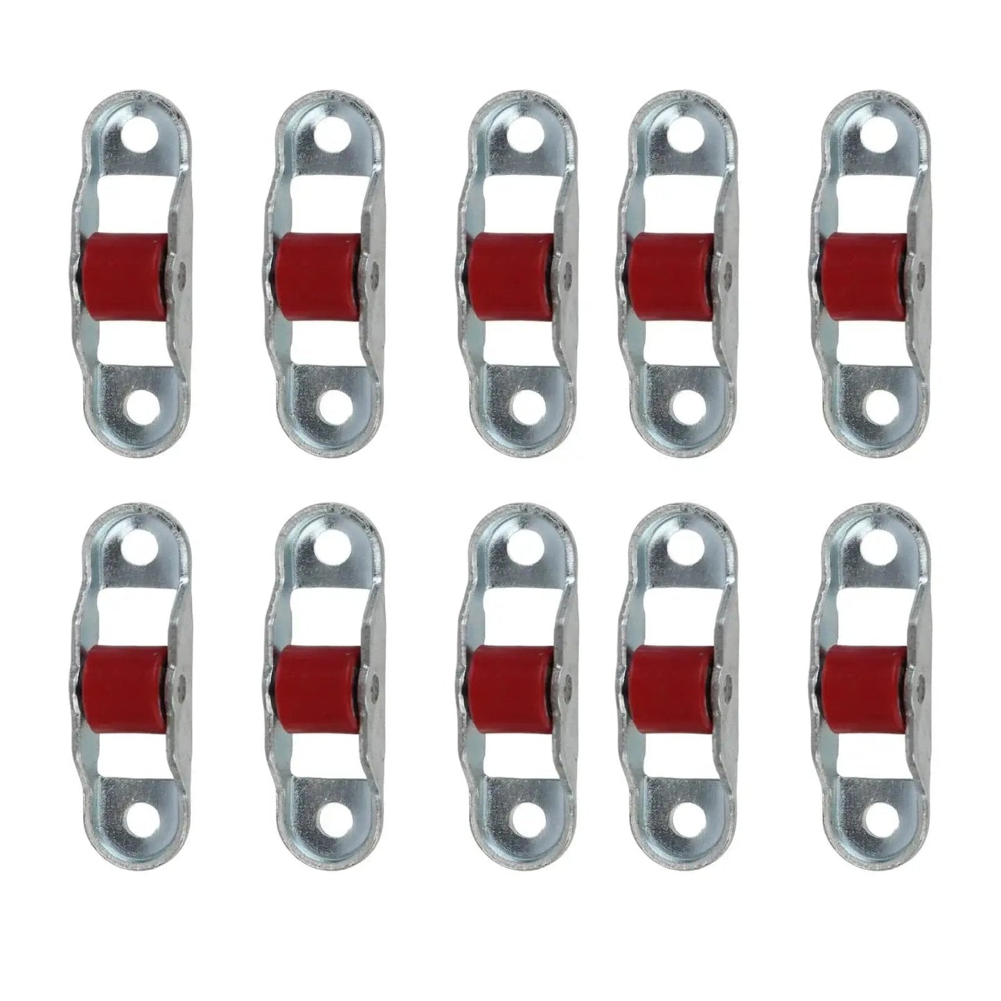 Sliding Window Pulley Roller Set 10 Pieces Durable Stainless Steel With Base For Cabinets And Doors Silent Jam Free Plastic Wheel 12mm Wide For Smooth Sliding Windows And Cabinets Includes Mounting Hardware