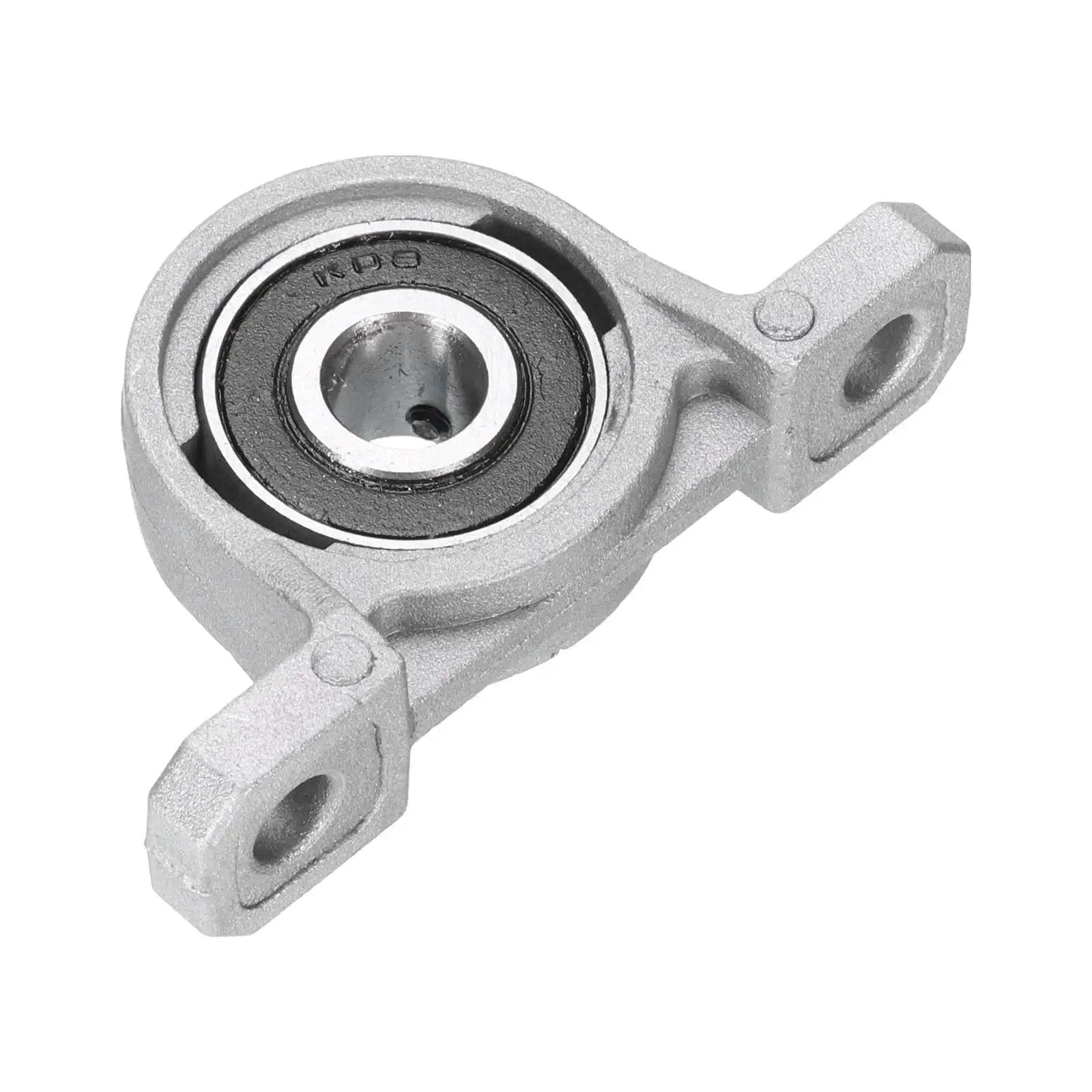 Self Aligning Pillow Block Bearing 8mm Bore Zinc Alloy Insert Bearing With Cast Iron Housing 55 x 13 x 28mm