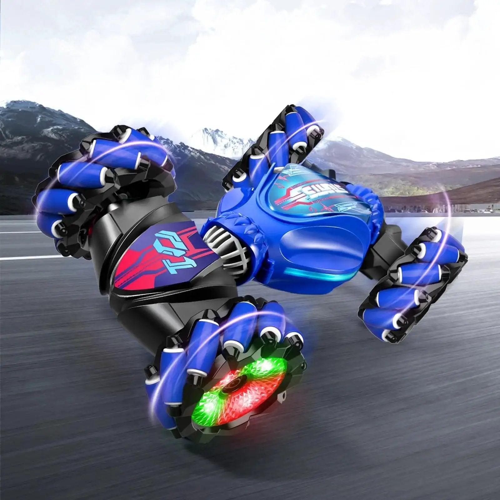 360 Degree Rotating 4WD Gesture Control RC Car with Gesture Sensing Epic 360 Stunts and All Round Drifting on road