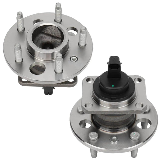 Rear Wheel Hub & Bearing Assembly Pair for Buick LeSabre/Lucerne/Park Avenue/Riviera, Cadillac DeVille/Eldorado/Seville/Allante, Pontiac Bonneville