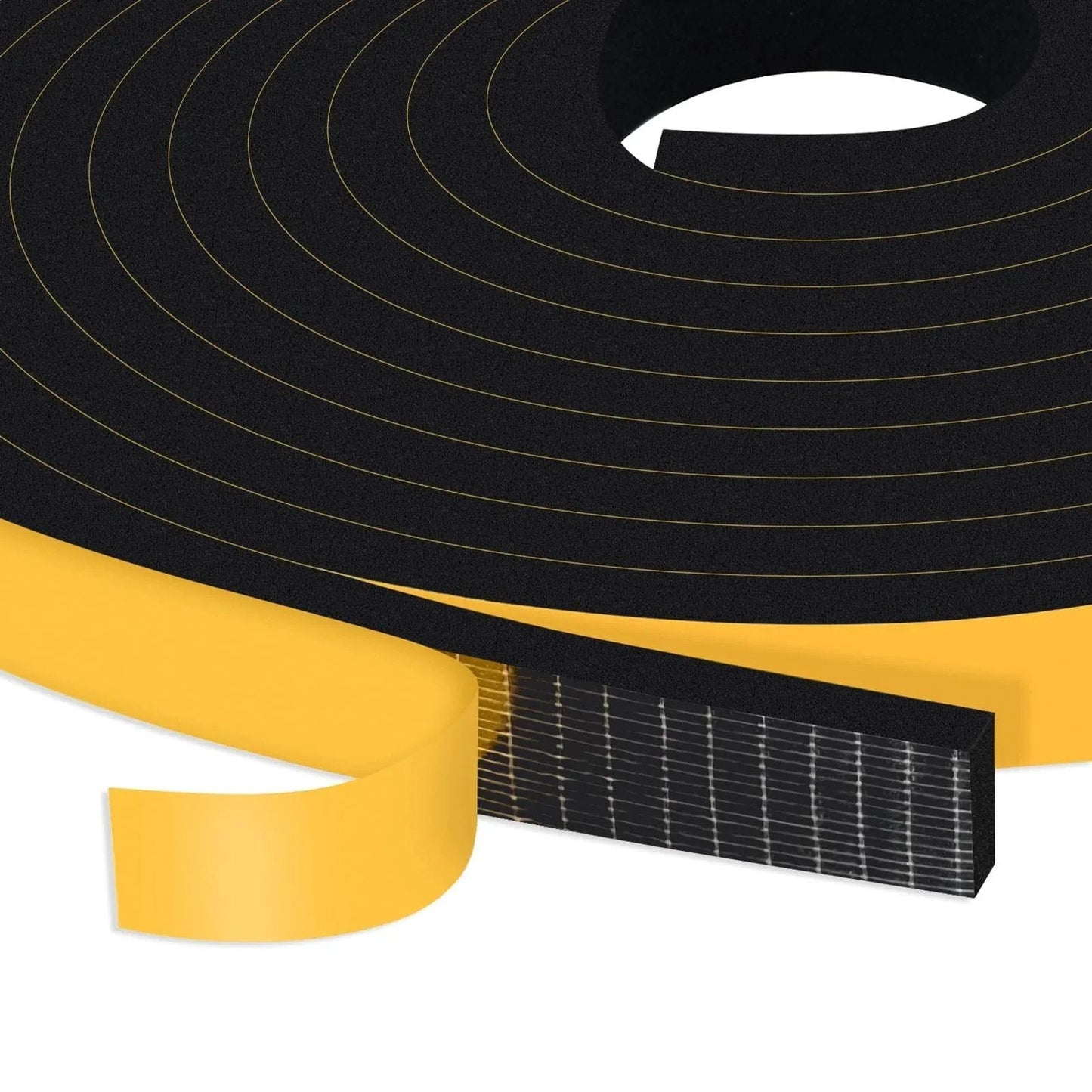 Weather Stripping Door Seal Tape With Strong Adhesive Lightproof And Noise Reduction Weatherproof Foam Insulation for windows and doors
