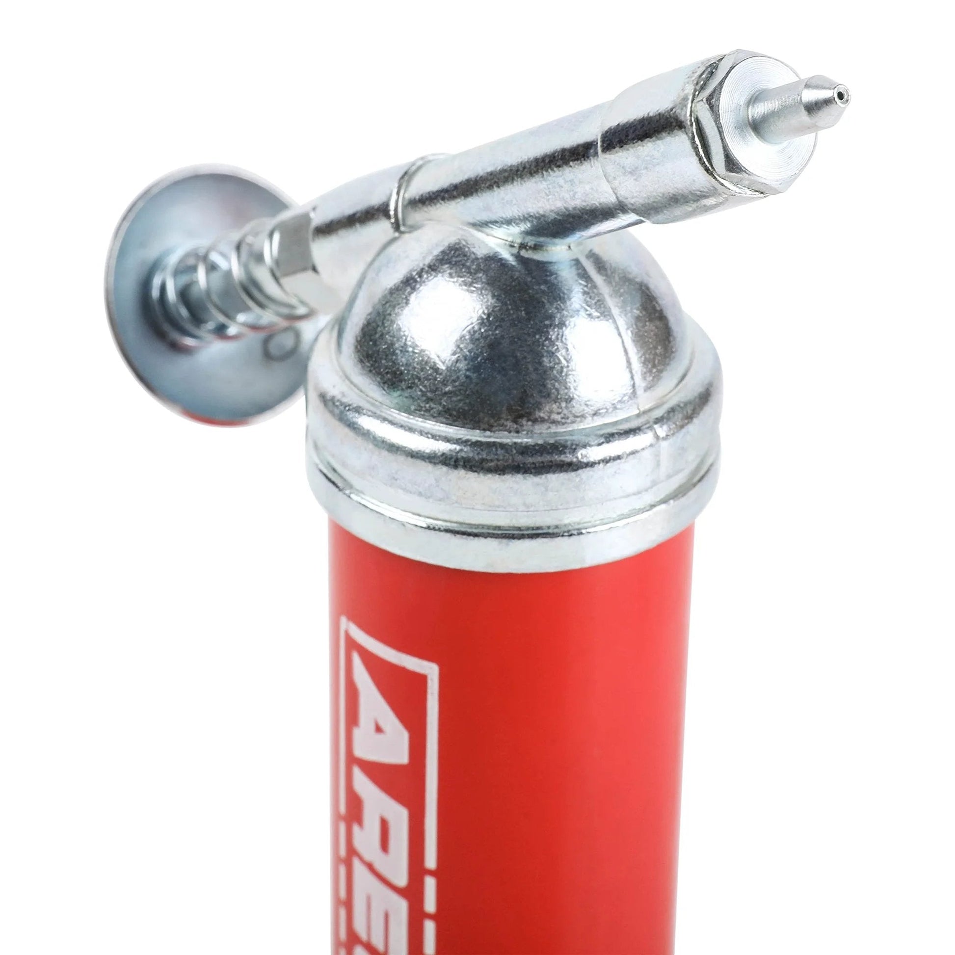 Push Type Mini Grease Gun With Needle Nozzle For Small Fittings, Grab And Go One Handed Operation, 3 Ounce Capacity, 3000 PSI Working Pressure, ARES 53010