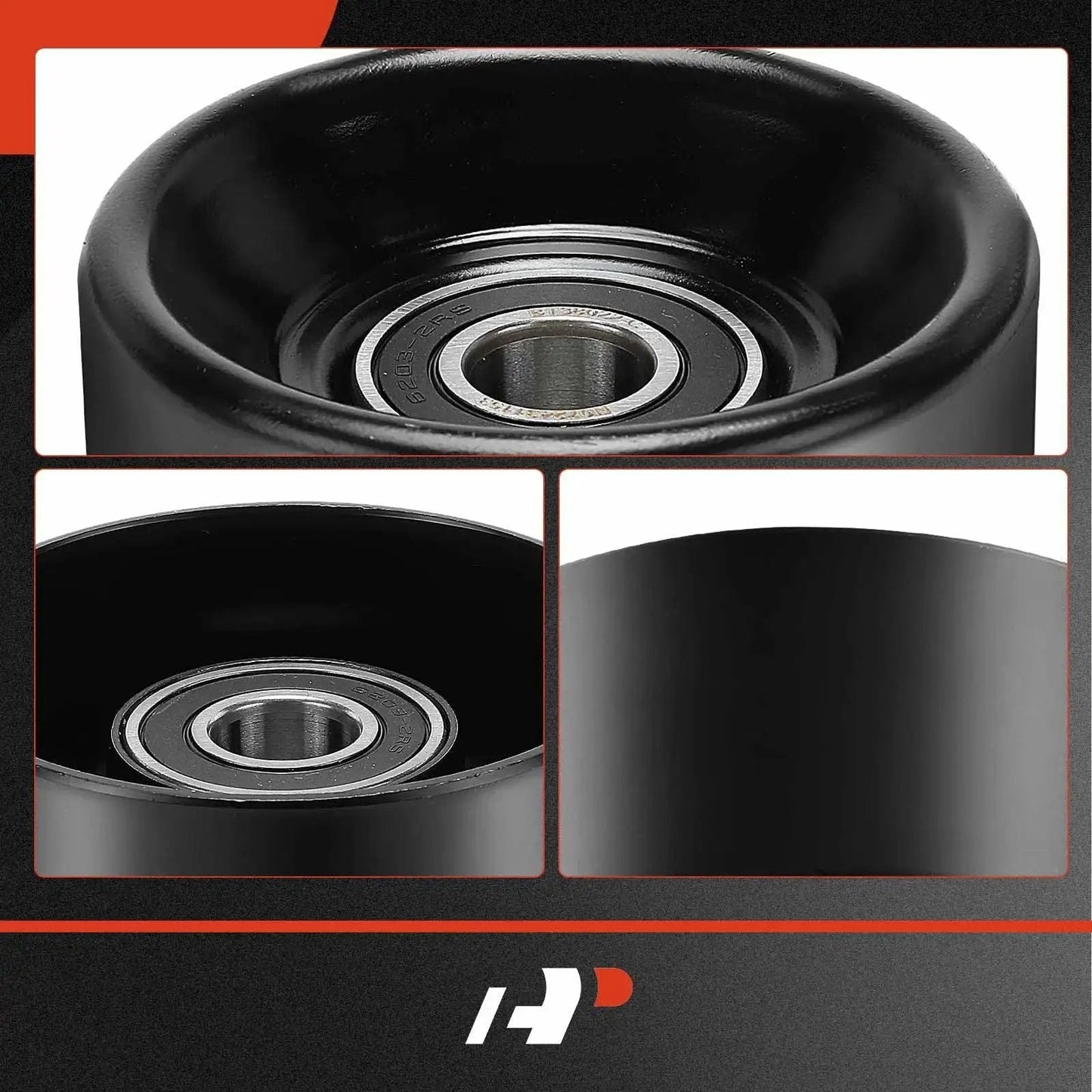 Premium Belt Idler Pulley Fits Ford F Series Trucks And Econoline Vans From 1997 To 2003 And Works With Mustang Expedition Excursion Lincoln Navigator Starcraft Bus StarLite Durable Replacement Component For Serpentine Belt