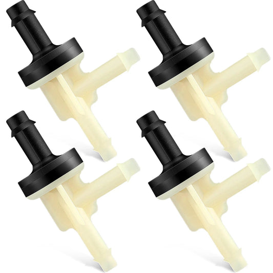 4 Pack Vacuum Check Valves Compatible With YG193 Automotive Vacuum Lines Replacement Switches Durable Car Vacuum System Parts For Quick Repairs And Bulk Spare Stock Threlaco