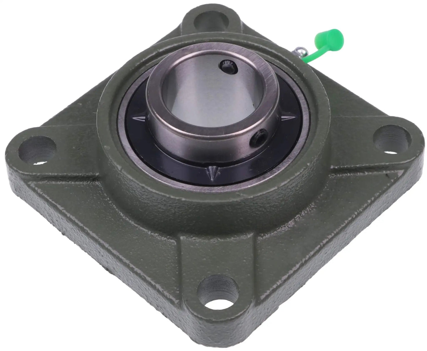 1-3/8 Inch Four Bolt Flange Bearing With Set Screws UCF207-22 UCF207-106T for industrial conveyors and robotic systems, top view