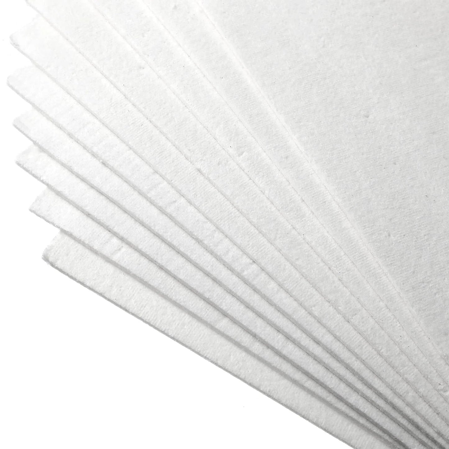 10 Pcs Kiln Paper Ceramic Fiber Sheets 11x12 Inch High Temperature Insulation Paper For Glass Fusing And DIY Kiln Projects Microwave Safe 0.12 Inch Thick White Fireproof Gasket Material, stacked view