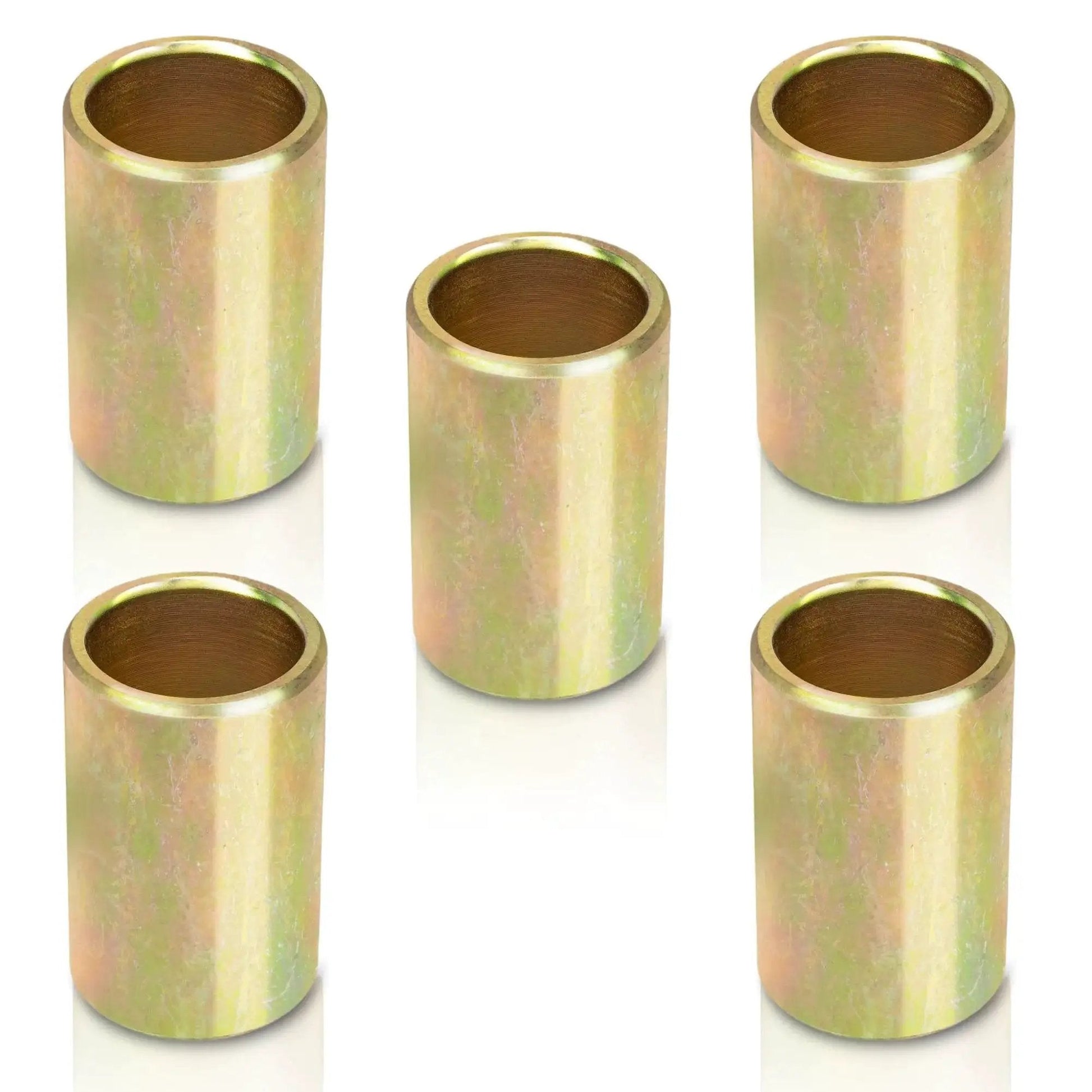 Universal Quick Hitch Lower Lift Arm Bushing Kit For Cat I To Cat II Systems, 5 metal bushings for tractor adapters, reduces hitch stress