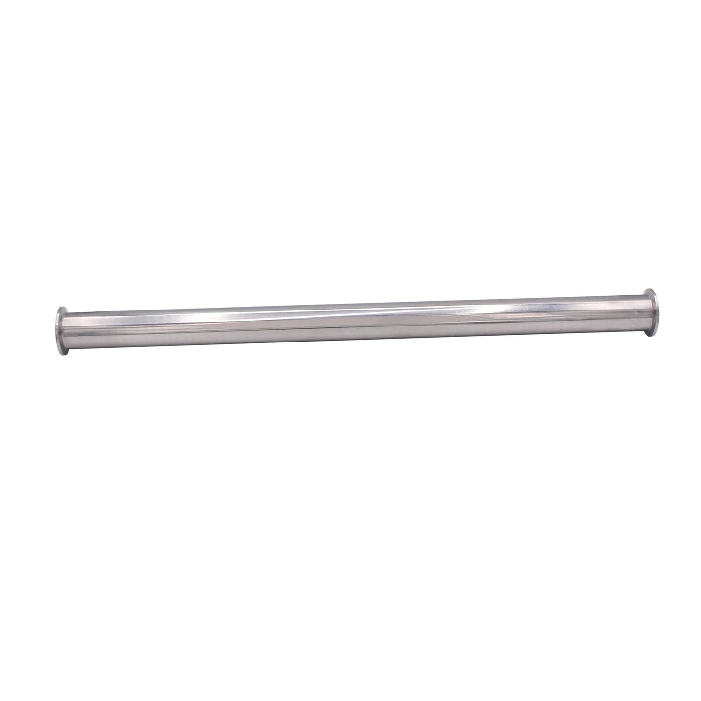 Heavy Duty Sanitary Spool Tube For Tri Clamp 1.5 Inch Connectors, Stainless Steel 304 Seamless Round Tubing, 24 Inch Length, DERNORD