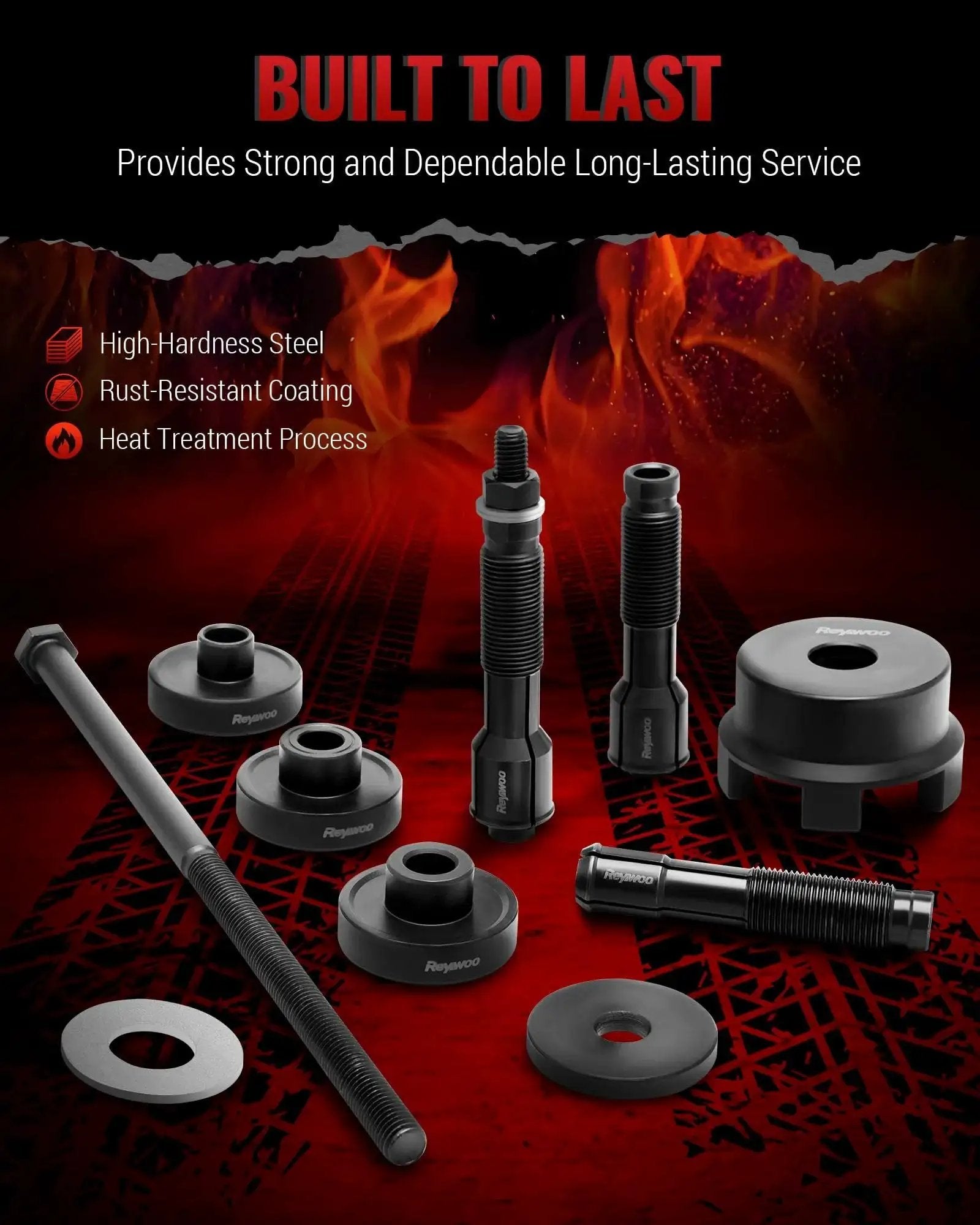 Motorcycle Wheel Bearing Puller Tool Kit For Sealed Bearings Three Quarter Inch 1 Inch And 25mm with rust-resistant parts