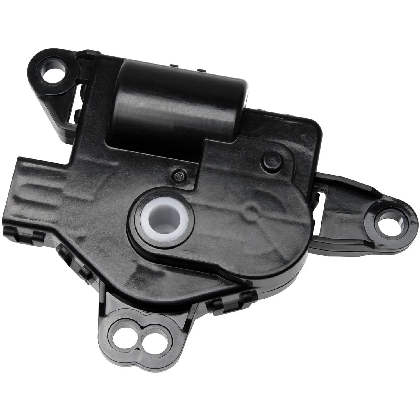 HVAC Mode Actuator Vent Control Left Main Replacement for Hyundai and Kia Vehicles black part front view