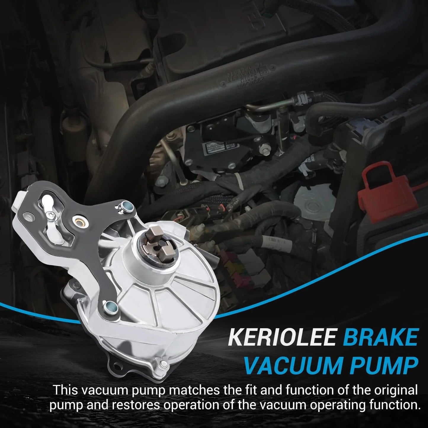 Engine with installed direct fit brake vacuum pump for GM rides fits Chevrolet Impala 2014-2019 and other models.