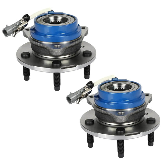 Pair 513121 5-Lug Front Wheel Hub and Bearing Assembly for Buick, Cadillac, Chevrolet