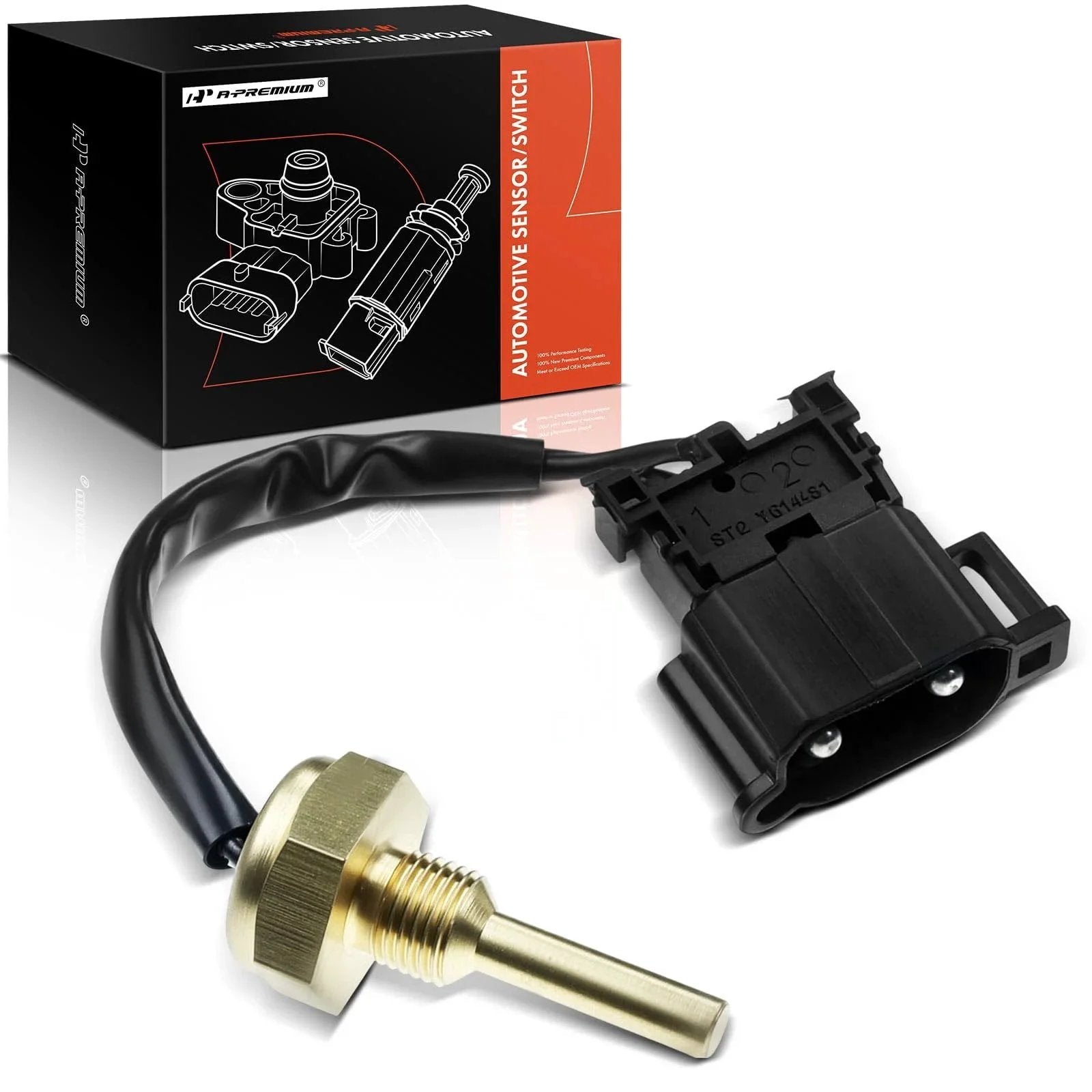 Coolant Temperature Sensor For Volvo Cars Fits 850 960 C70 S70 S90 V70 V90 1992-1998 With 2.3L 2.4L 2.9L Engines Replacement CTS