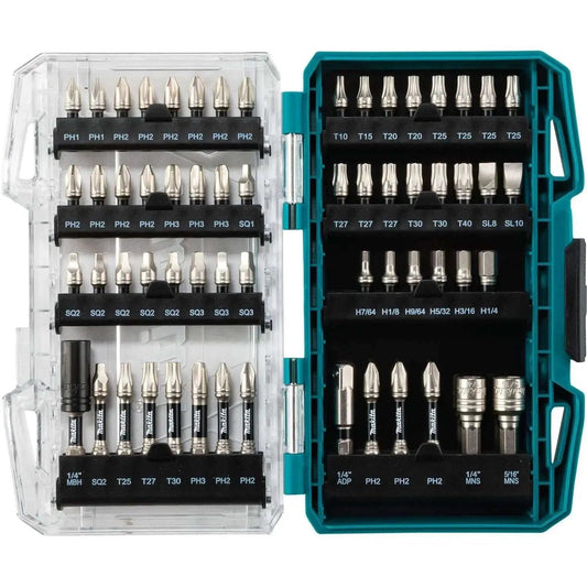 Impact XPS 60 Piece Bit Set For High Torque Impact Drivers With Pro Grade Bits Precision Machined Tips Torque Absorbing Shoulder Rings