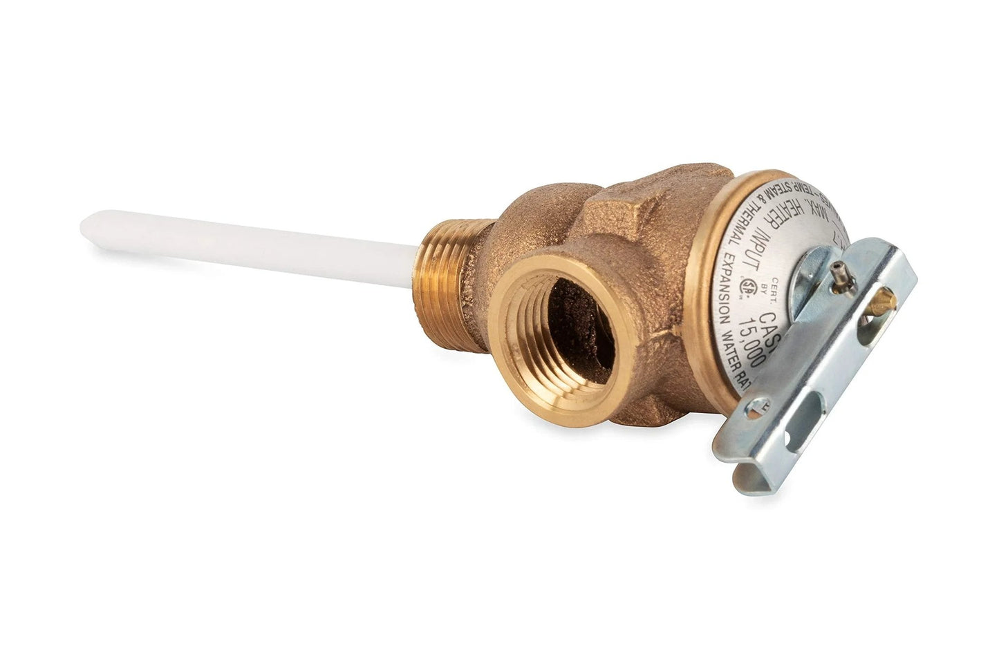Built To Last Temperature And Pressure Relief Valve For Water Heaters With Four Inch Epoxy Coated Probe By Camco Factory