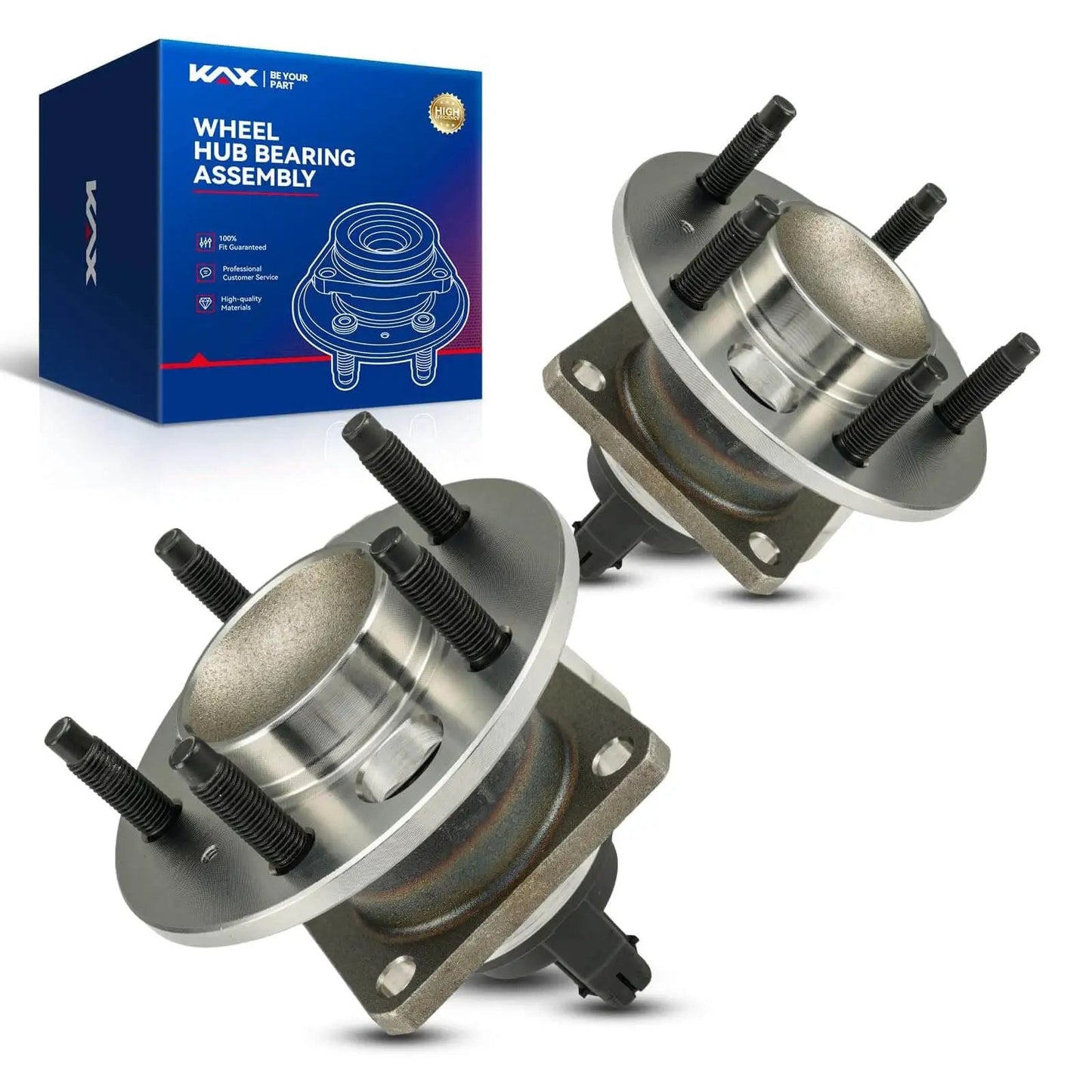 Rear Wheel Bearing Hub Assembly With ABS Compatible With Buick LeSabre 2000 To 2005 Buick Lucerne 2006 To 2011 Cadillac DTS 2006 To 2011 5 Lug