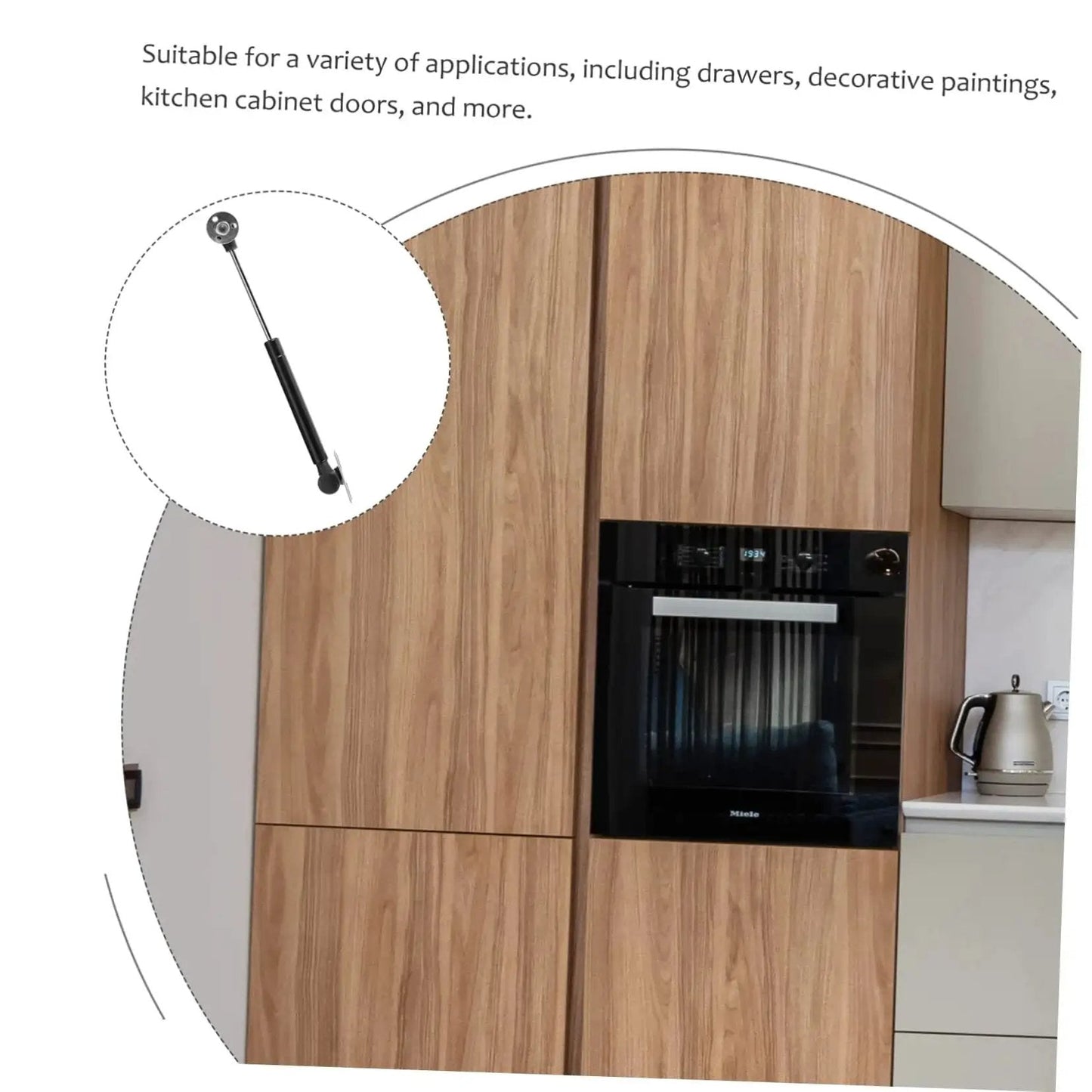 Heavy Duty Gas Spring Hinge With Soft Close For Cabinet Doors And Lids High Load Capacity Hydraulic Support for kitchen use