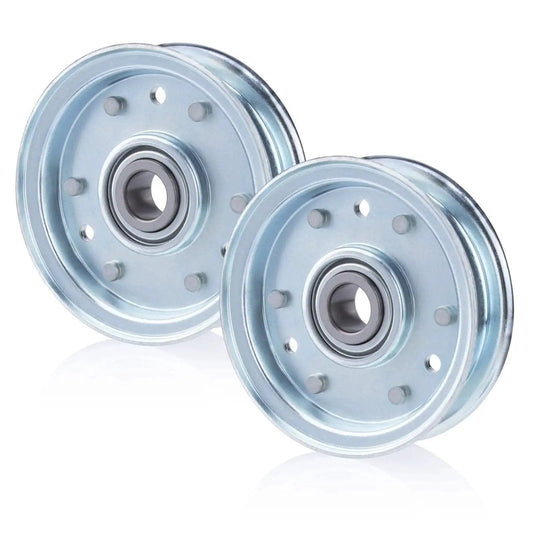 Two Pack Finish Mower Idler Pulley Replacement for RFM Series Mowers Fits 4 Foot 5 Foot And 6 Foot Mowers With Single Belt Replaces King Kutter Part 164090