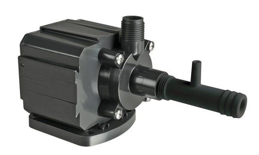 Supreme 250 GPH Hydro Mag Recirculating Water And Air Pump With Venturi For Hydroponics, black compact design, Model 40122