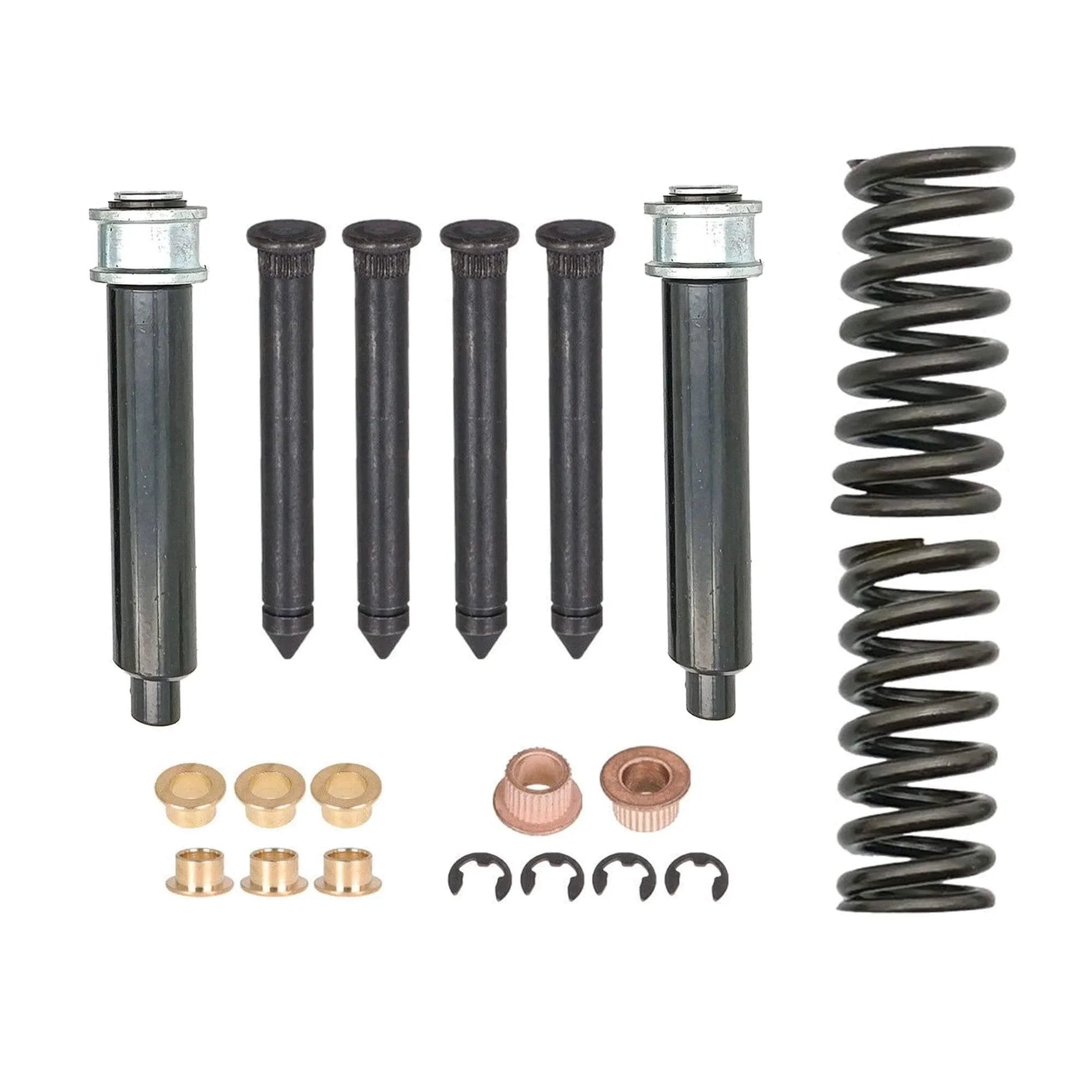 Door Hinge Spring Pin And Bushing Repair Kit For Classic American Cars 1968 To 1979 Fits Camaro Firebird And Nova with pins and springs