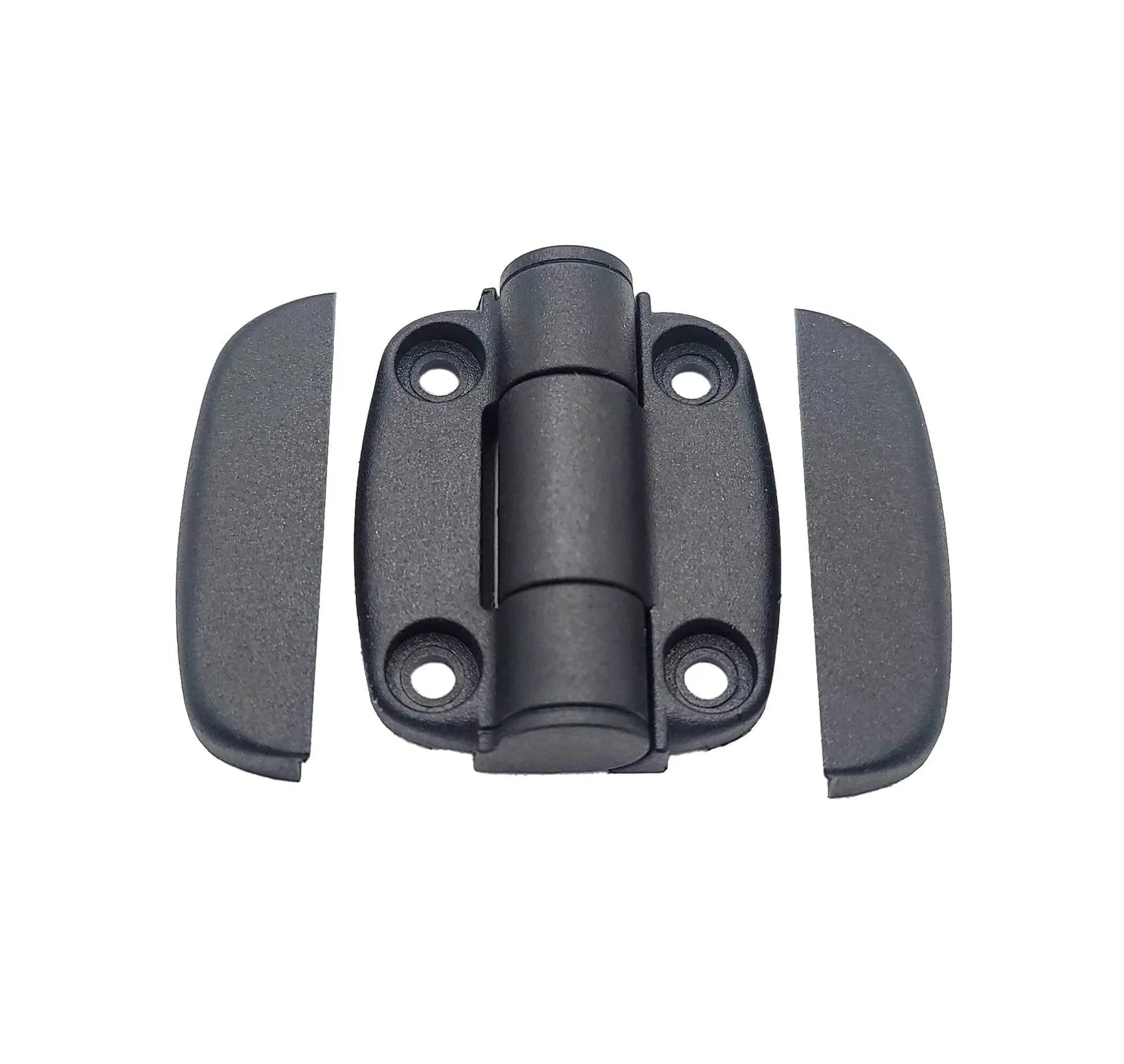Nylon Butt Hinge Surface Mount Free Swinging 180 Degree Range With 49mm Length 44mm Width And 14mm Height Matte Black Wear Resistant Door Hinge
