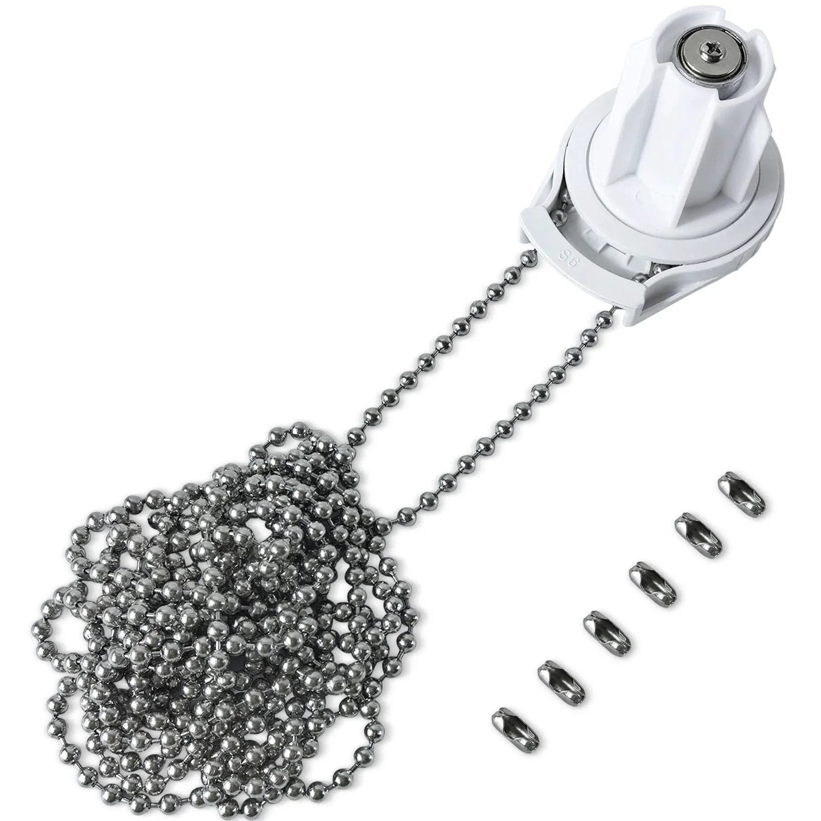 Replacement Roller Shade Clutch Kit For One And Half Inch Tube 38mm With 4.5mm Stainless Bead Chain And Five Connectors
