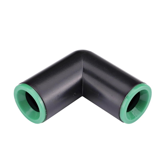 90 Degree Compression Elbow For 1/2 Inch Drip Irrigation Tubing, Loose Fit, Easy Install For Garden And Lawn