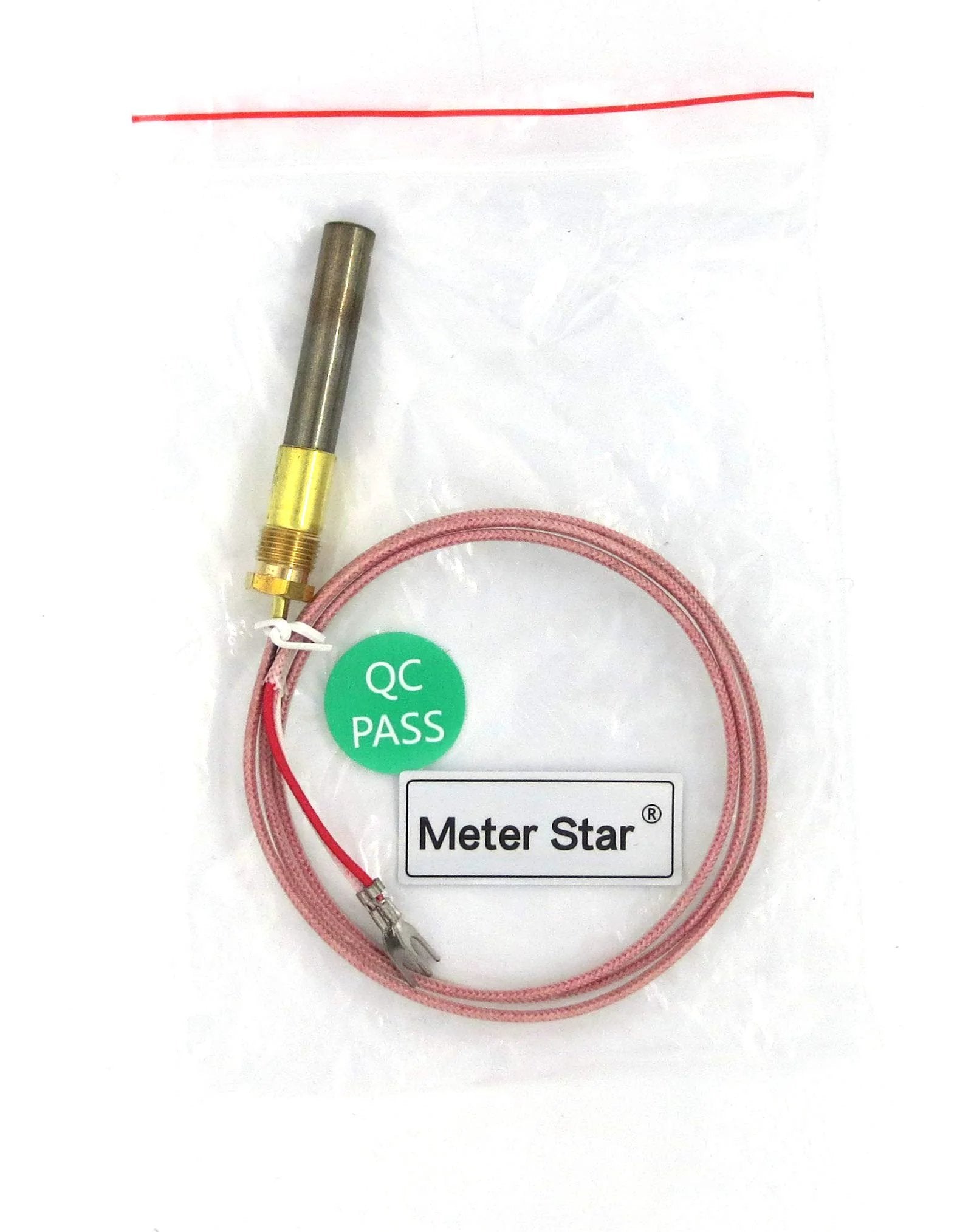 24 Inch Millivolt Replacement Thermopile For Gas Fireplace Water Heater And Gas Fryer Cluster Thermocouple in packaging