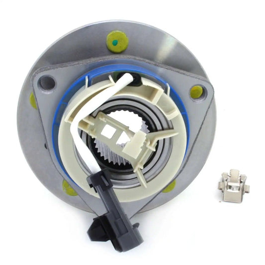 WA513179 Wheel Hub Bearing Assembly with ABS Sensor - Direct-fit OE replacement, front view showing wiring and connector details.