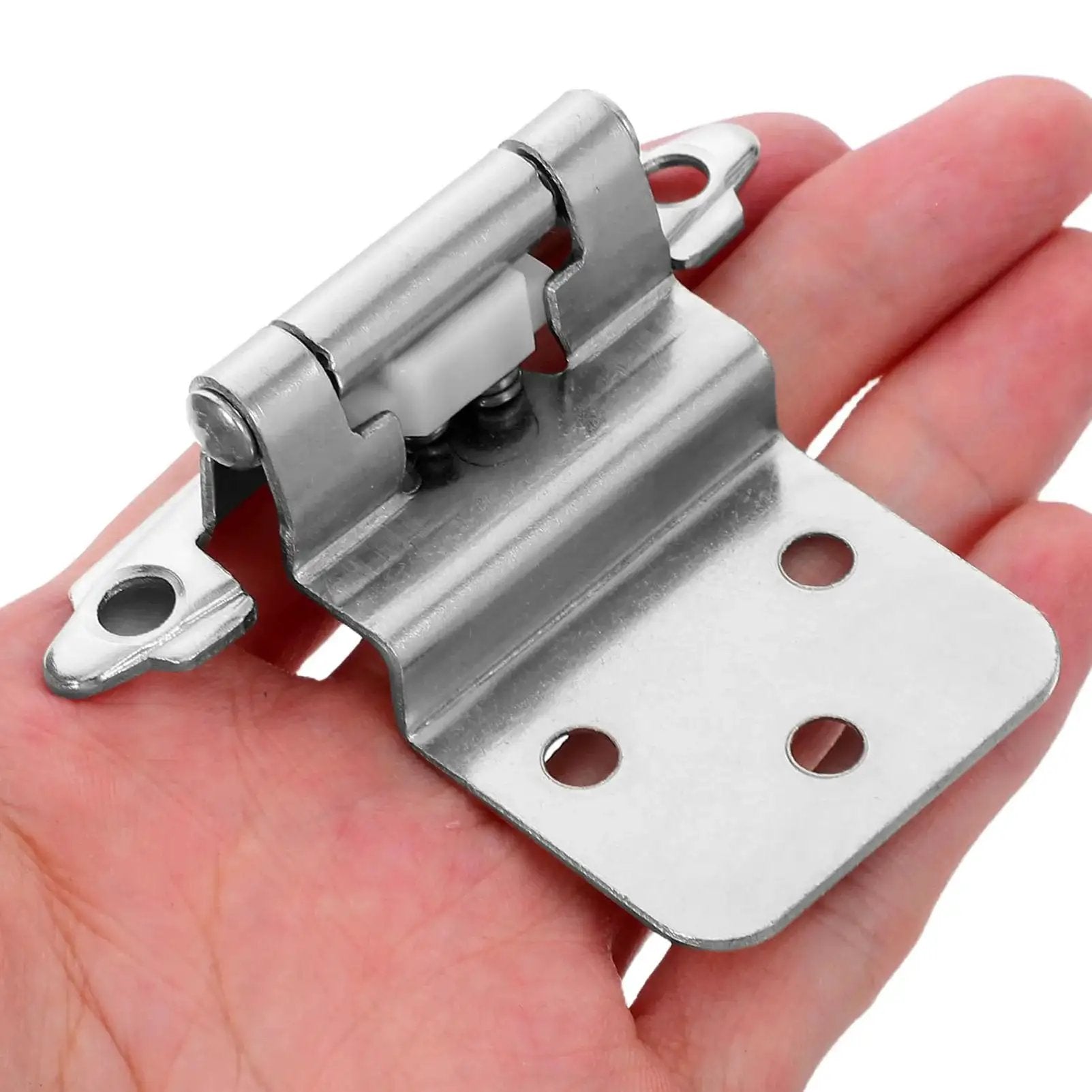 Heavy Duty Self Closing Inset Cabinet Hinges Kit 8 Pieces For Kitchen And Bathroom Waterproof Wear Resistant High Load Bearing Capacity