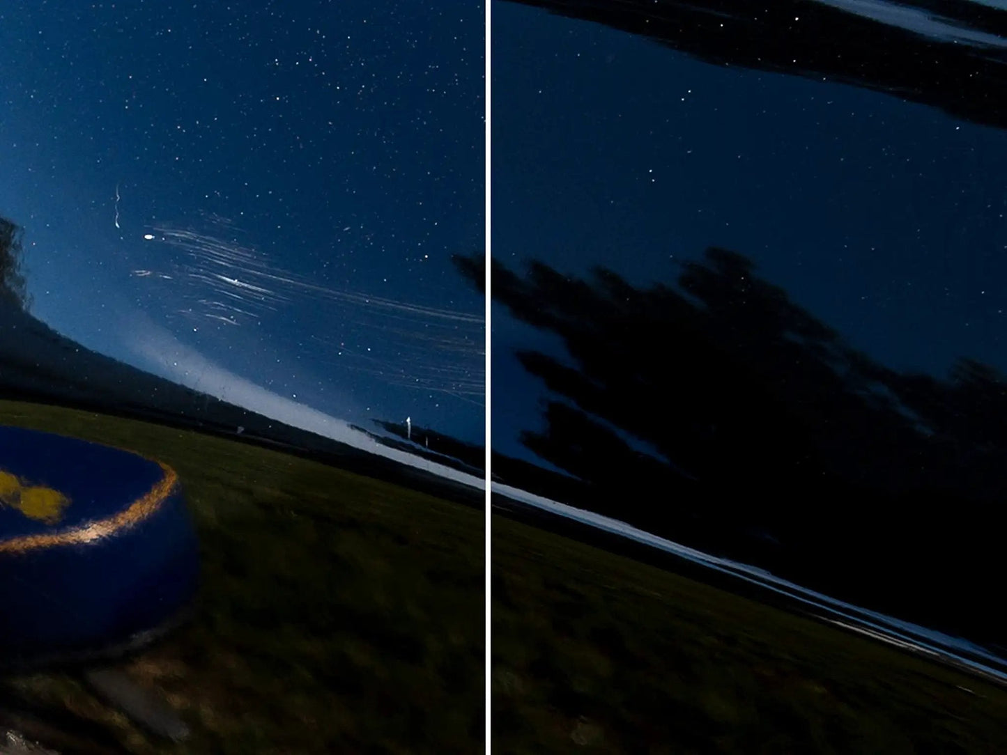 Comparison image showing car scratches on the left and a glossy finish after using Car Scratch Fix That Kicks Out Paint Scratches and Swirls Without Messing Your Clear Coat Meguiars ScratchX 7 Oz Liquid.