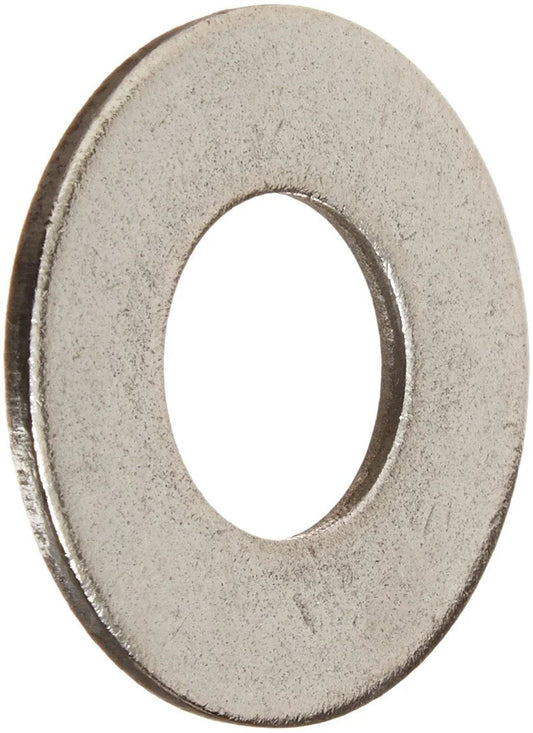 18-8 Stainless Steel Flat Washer With Plain Finish For Heavy Duty Bearing Surface And Spacing, 3/4 Inch Hole Size, 13/16 Inch Inner Diameter, 1-3/4 Inch Outer Diameter, 0.105 Inch Nominal Thickness, Pack Of 25