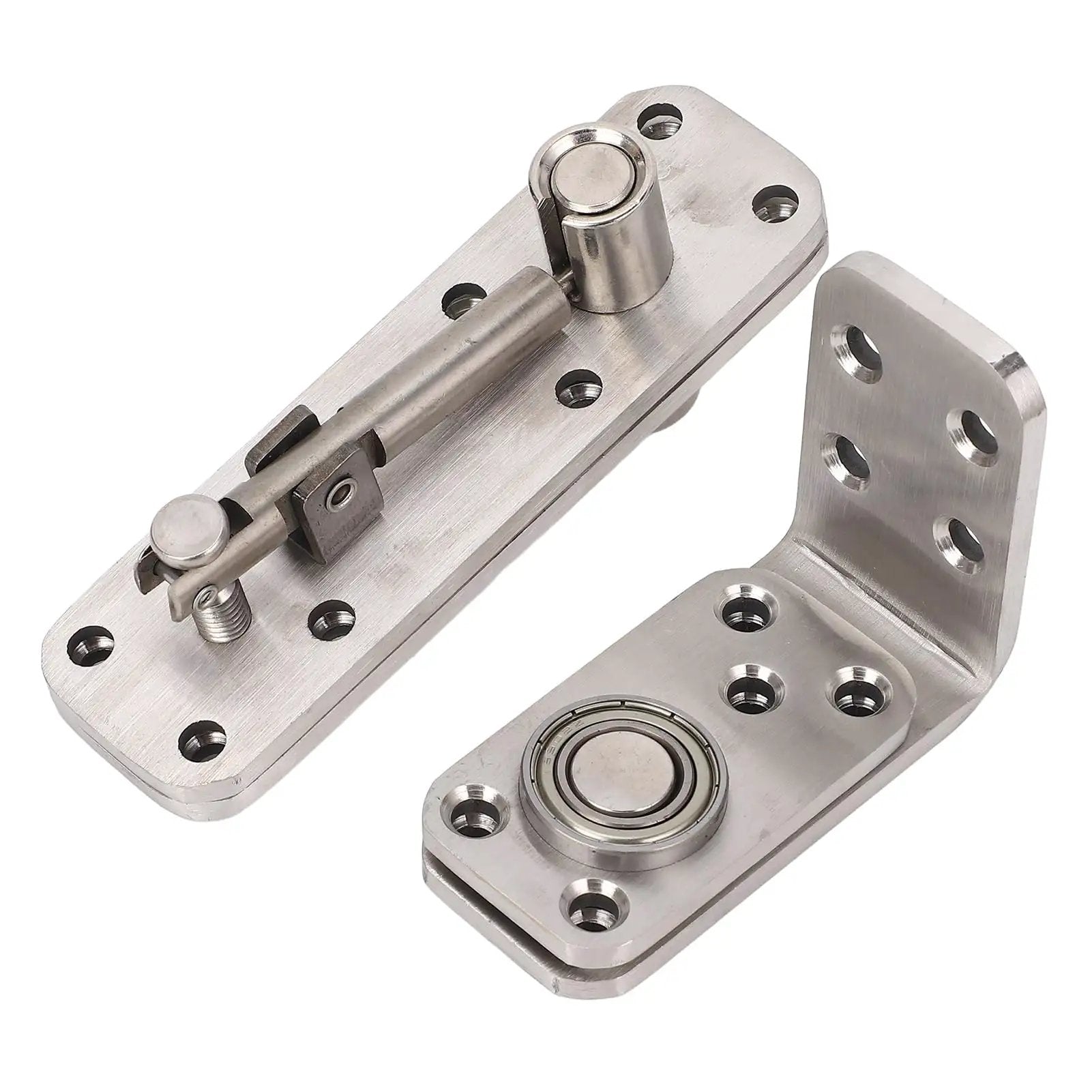 Hidden Door Hinge For Secret Doors And Bookcase Shelves 600 Lbs Load Bearing Stainless Steel Pivot Hinge 180 Degree Rotation