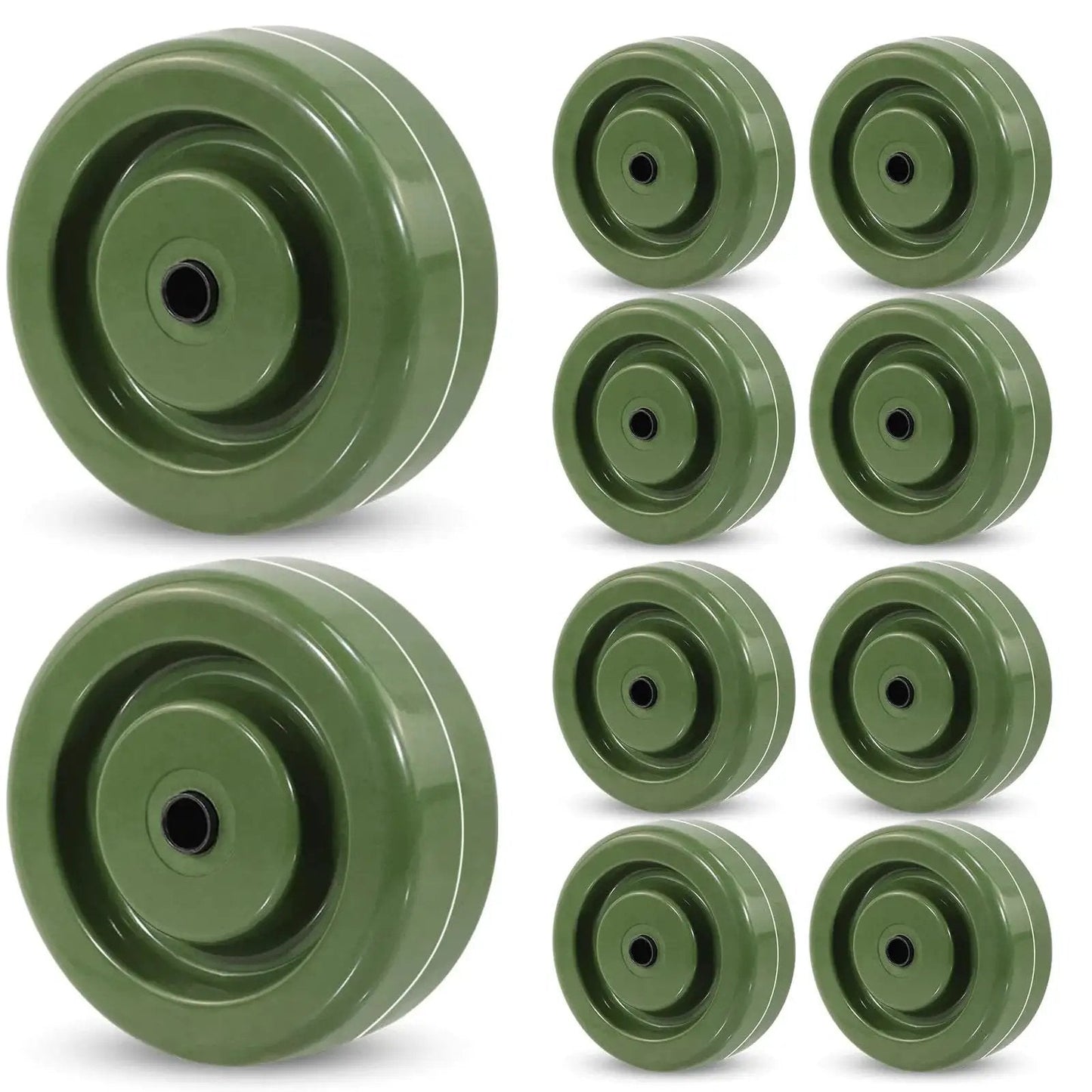 Heavy Duty 4 Inch Caster Wheels For Ovens And Dryers With High Temperature Epoxy Resin Wheels Pack Of 10 And 700 Lbs Capacity HANDSAMMU