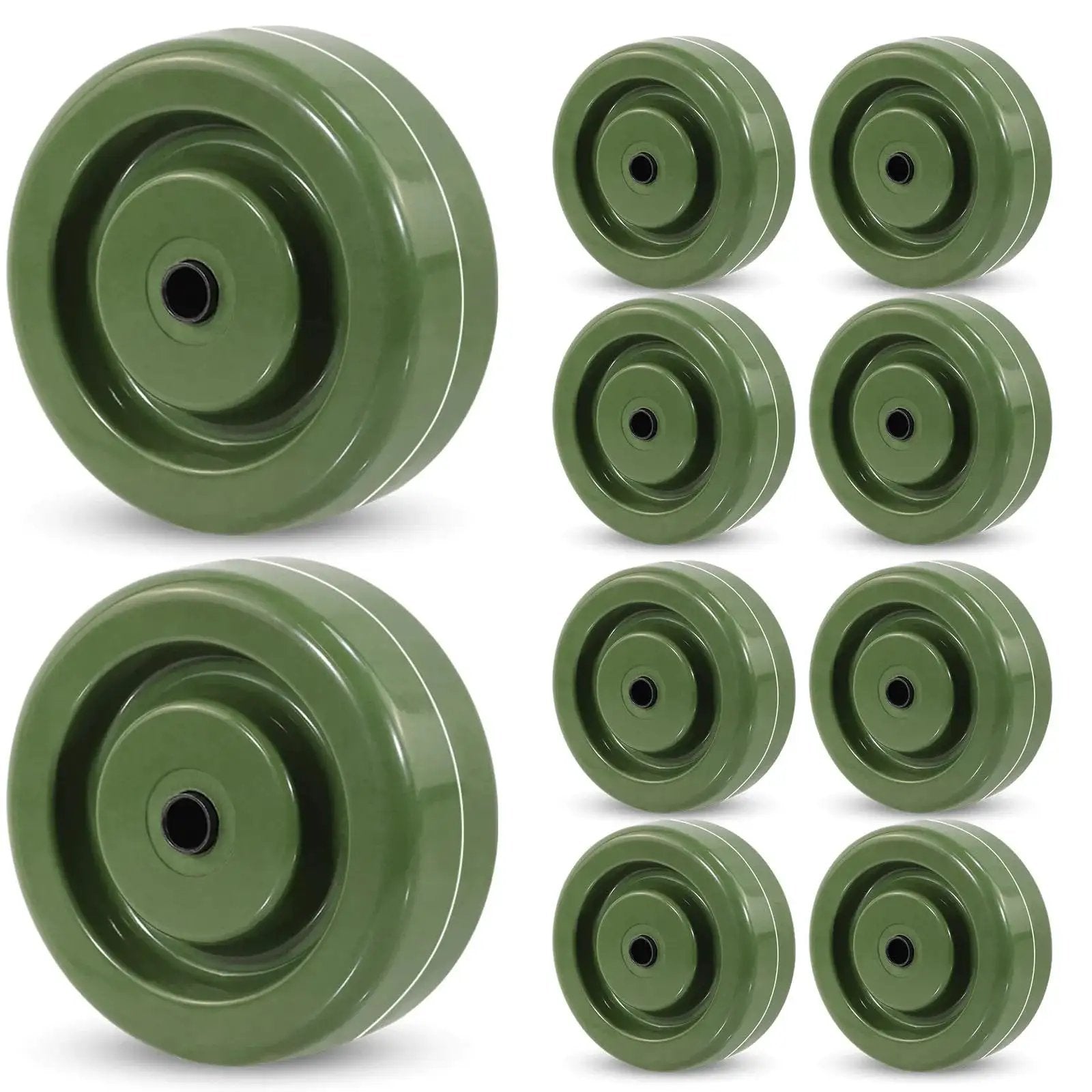 Heavy Duty 4 Inch Caster Wheels For Ovens And Dryers With High Temperature Epoxy Resin Wheels Pack Of 10 And 700 Lbs Capacity HANDSAMMU