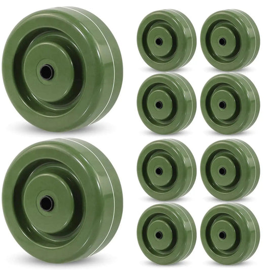 Heavy Duty 4 Inch Caster Wheels For Ovens And Dryers With High Temperature Epoxy Resin Wheels Pack Of 10 And 700 Lbs Capacity HANDSAMMU